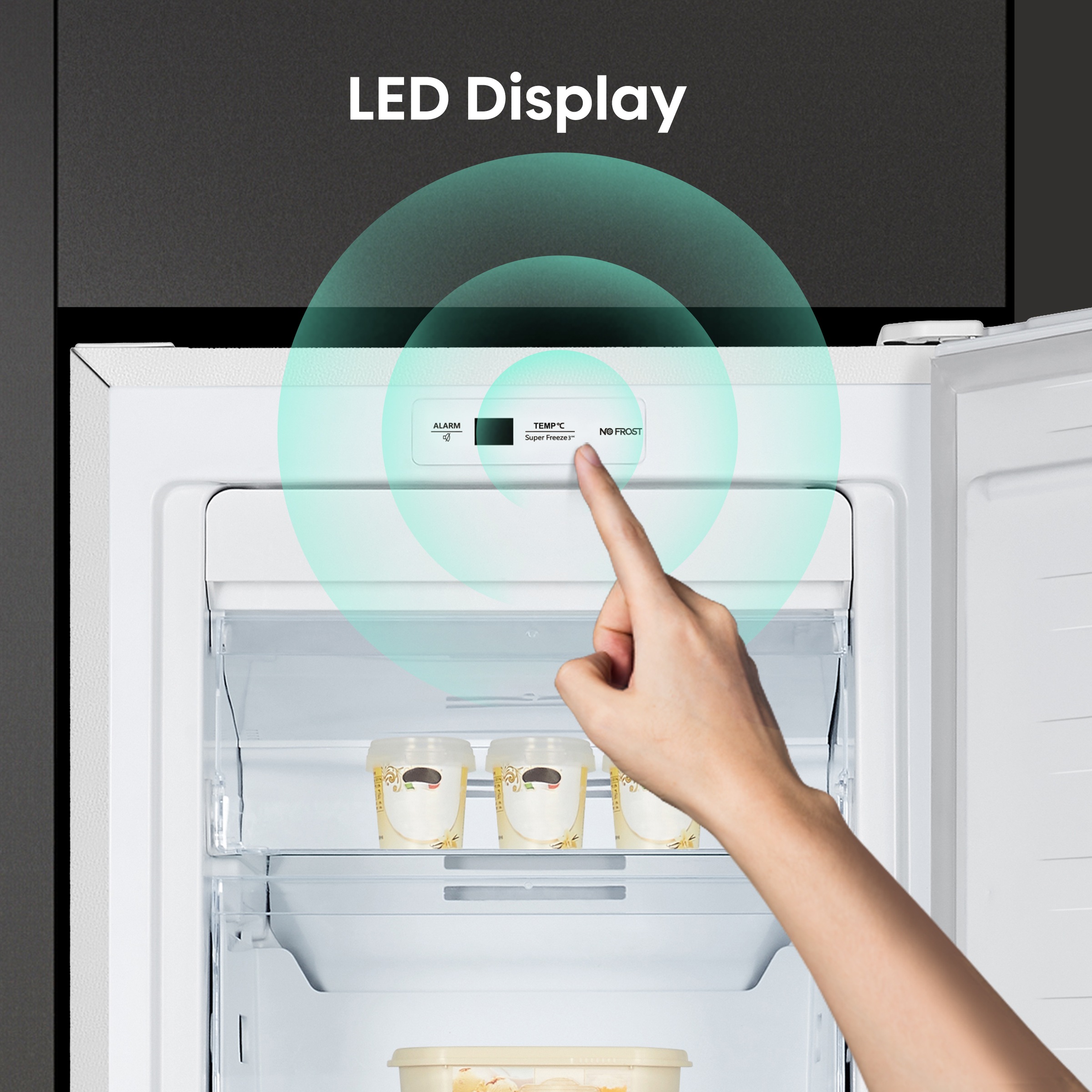Hisense Gefrierschrank »FV191N4AW2«, 143,4 cm hoch, 55 cm breit