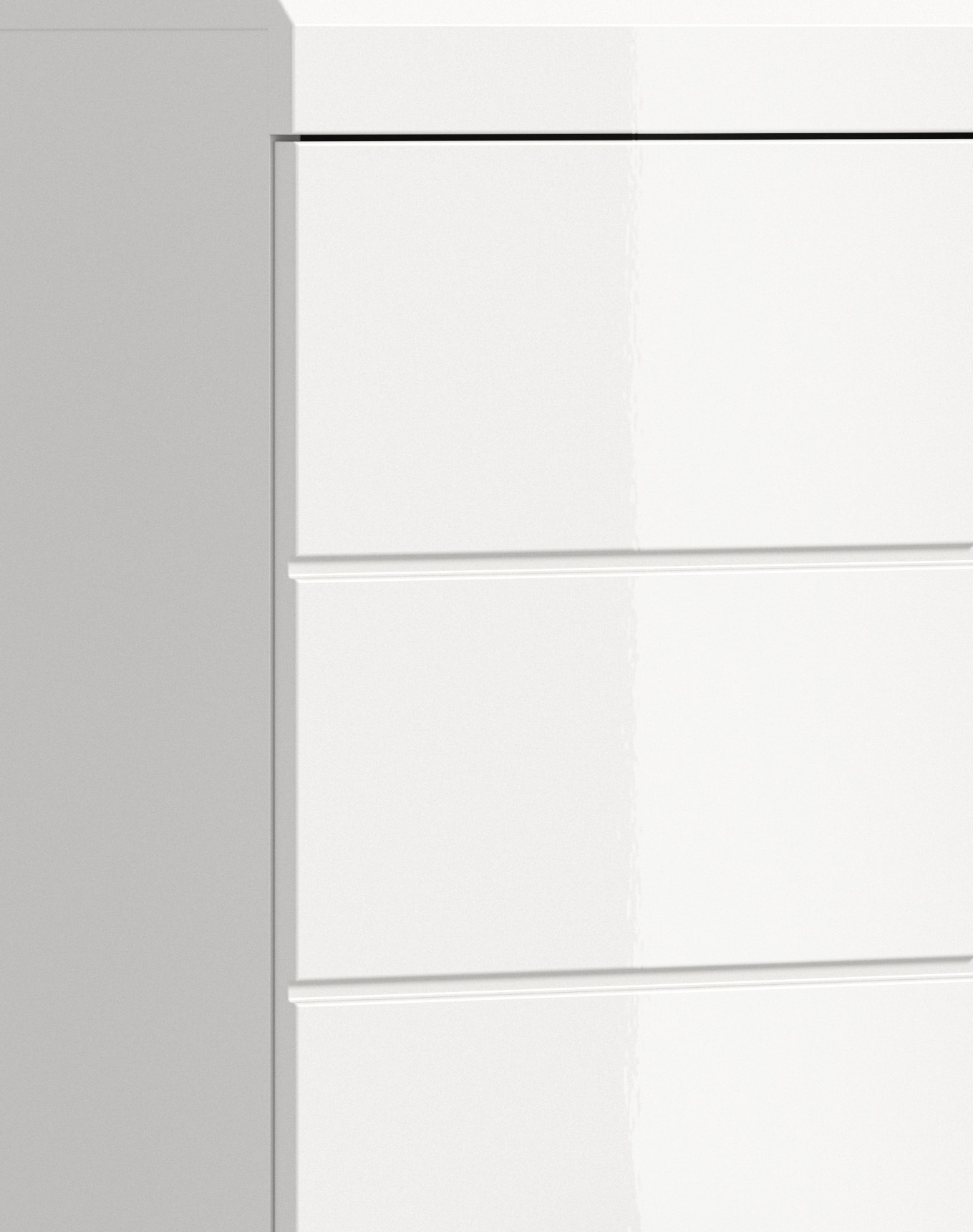 INOSIGN Badmöbel-Set »Siena, 4 teilig, bestehend aus:«, (Set), Waschbeckenunterschrank, Spiegel, Unterschrank, Hängeschrank