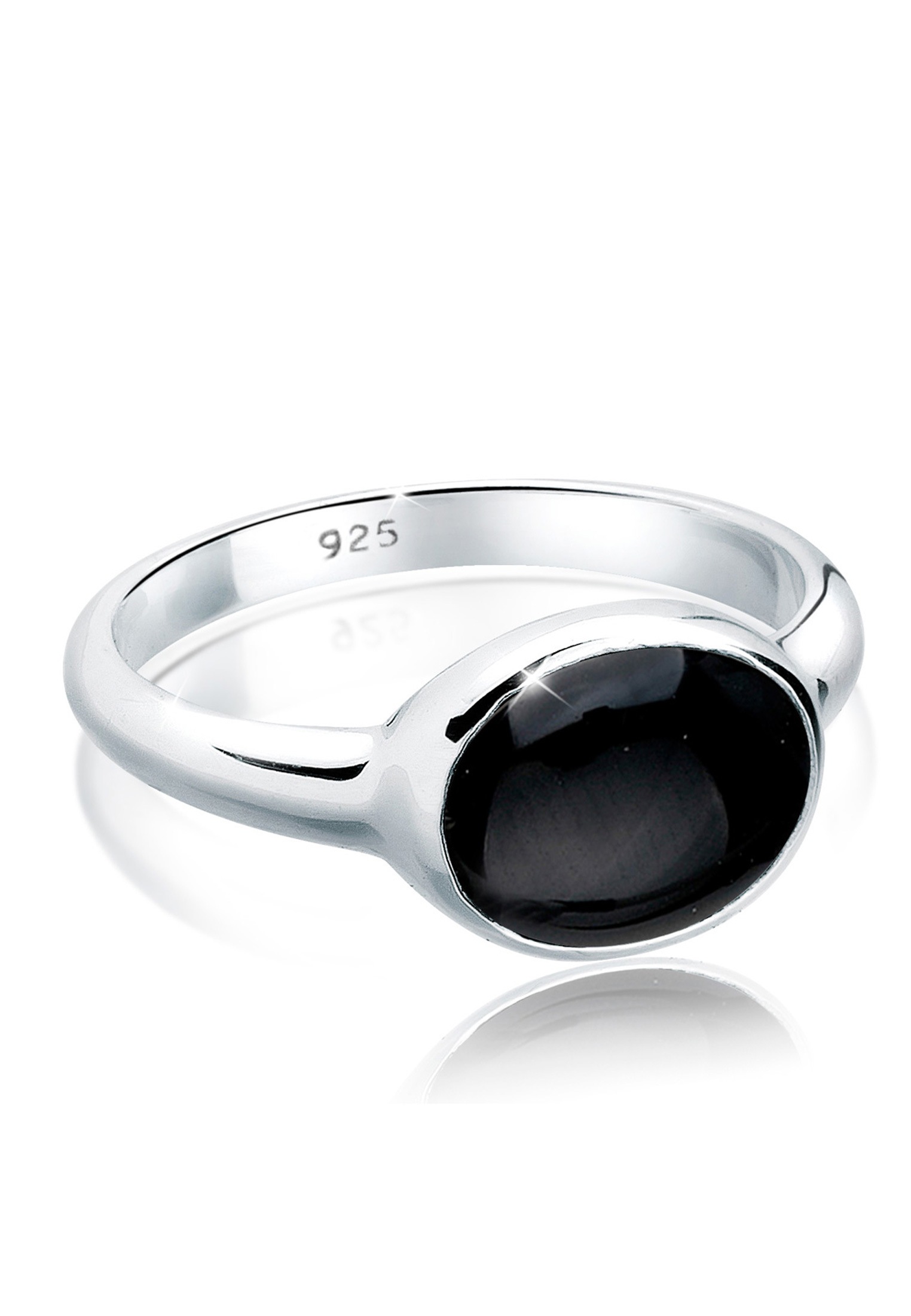Elli Silberring »Ring Onyx 925 Sterling Silber«