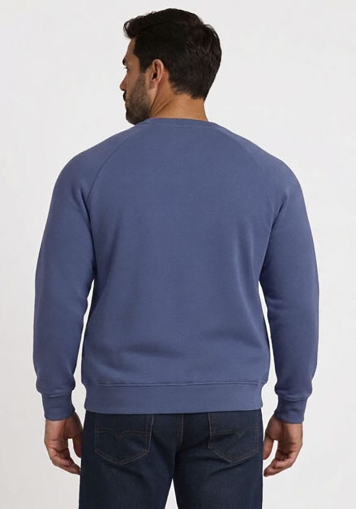 Man's World Plus Rundhalsshirt »auch in Grosse Größen bis Gr. 7XL Bauch-Fit« 2-er Pack,  normaler Schnitt, Langarm, unifarbenes Basic