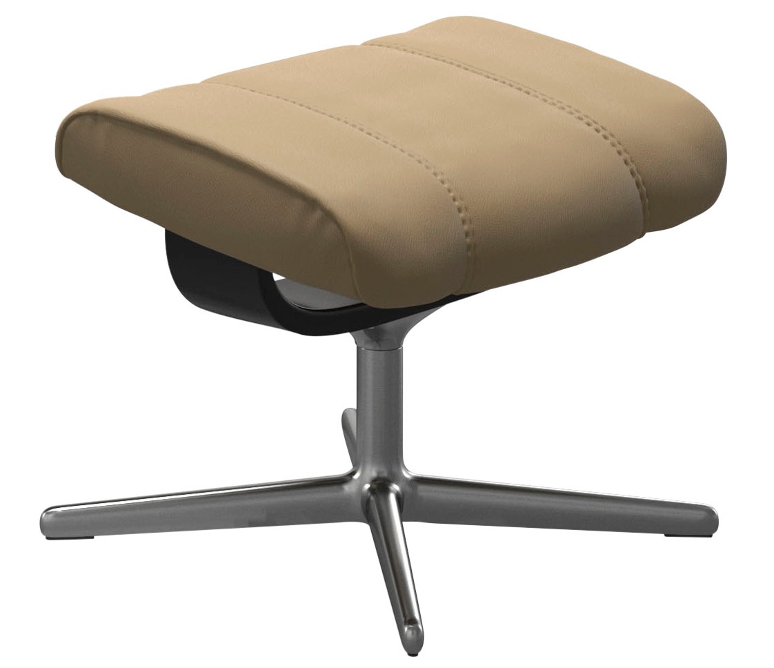 Stressless® Fußhocker »Consul«, mit Cross Base, Größe S, M & L, Holzakzent Schwarz