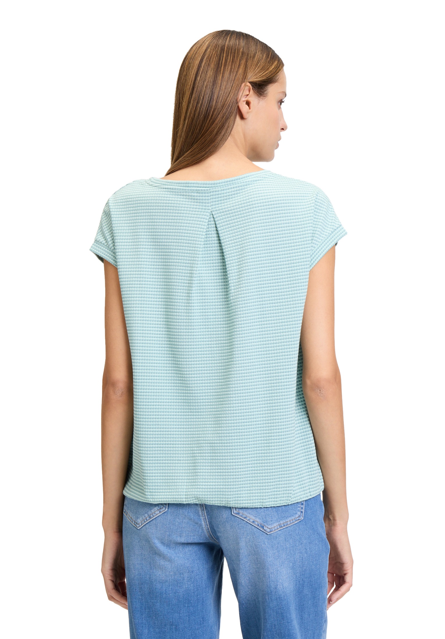 Betty&Co Kurzarmshirt »Casual-Shirt mit Gummizug«