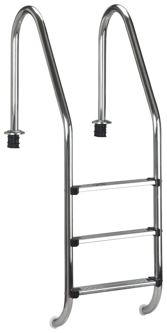 Clear Pool Ovalpool 490x300x120 cm inkl. Tiefbeckenleiter aus Edelstahl