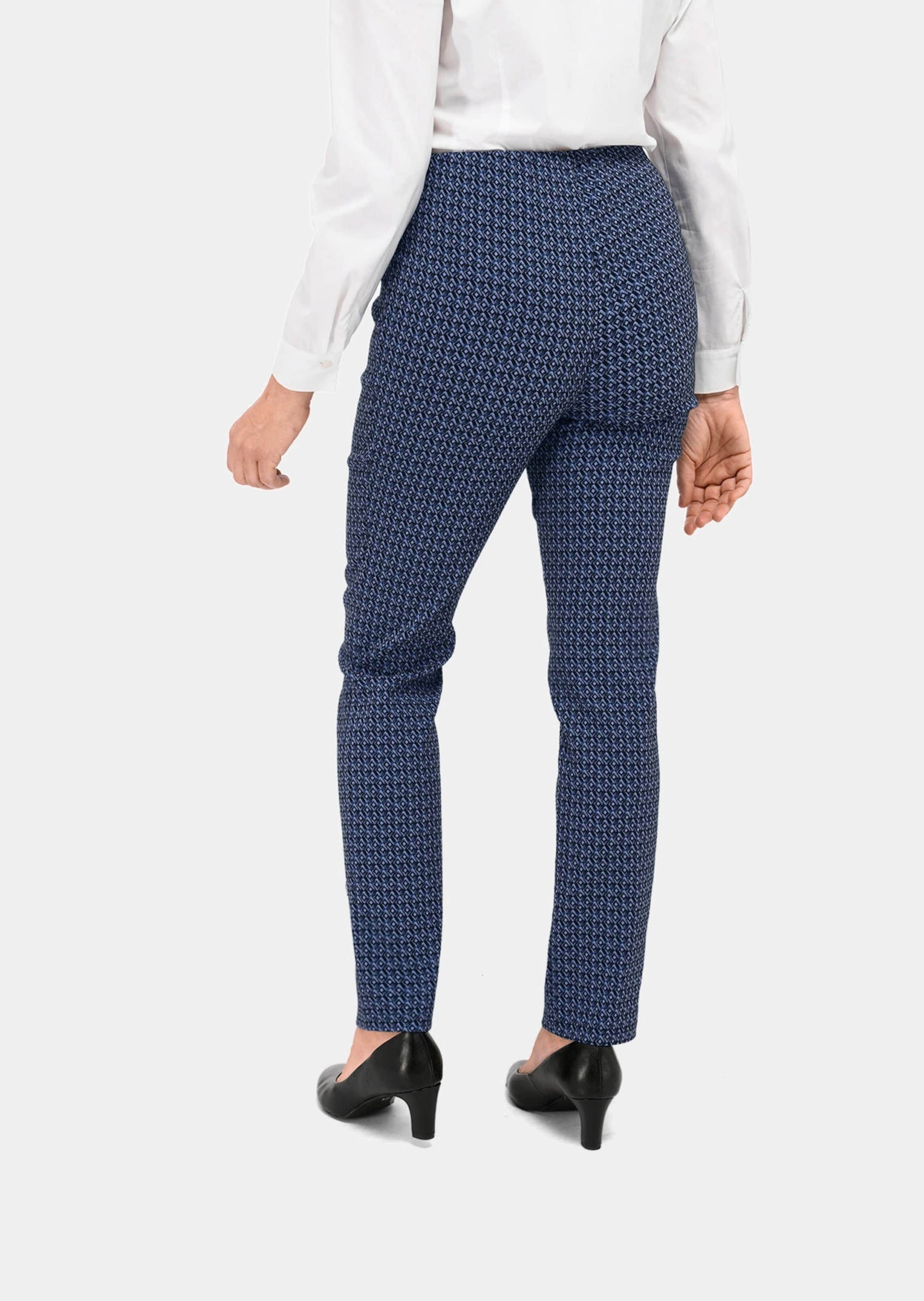 GOLDNER 2-in-1-Hose »Jacquard-Schlupfhose Louisa«