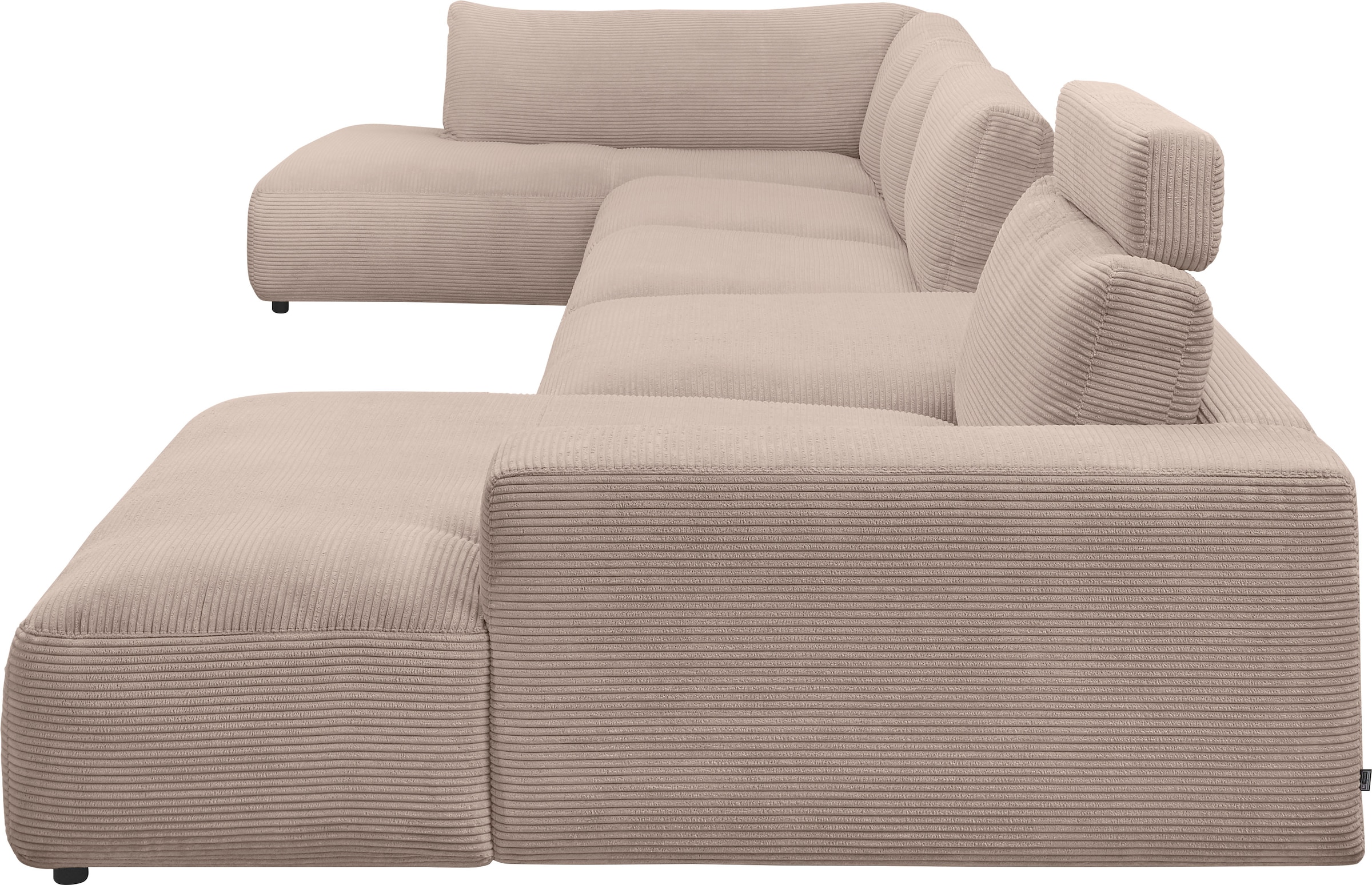 Musterring Wohnlandschaft »Lucia U-Form« Cord-Bezug, inklusive Kopfstütze, Gesamtbreite 524 cm