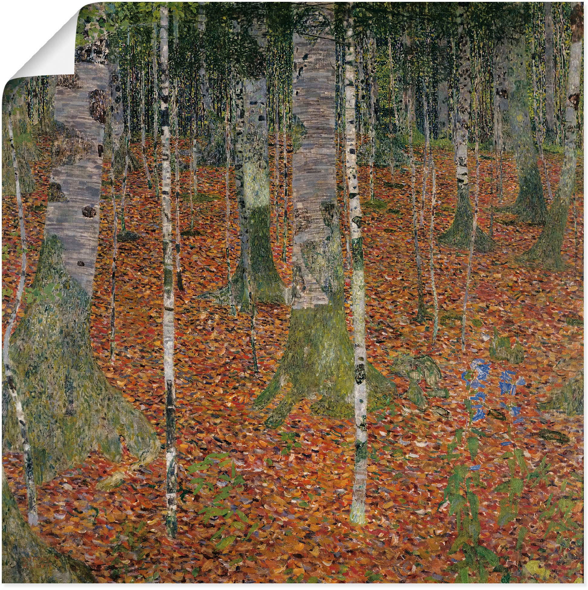 Artland Wandbild »Birkenwald. 1903«, Wald, (1 St.), als Alubild, Leinwandbild,... kaufen