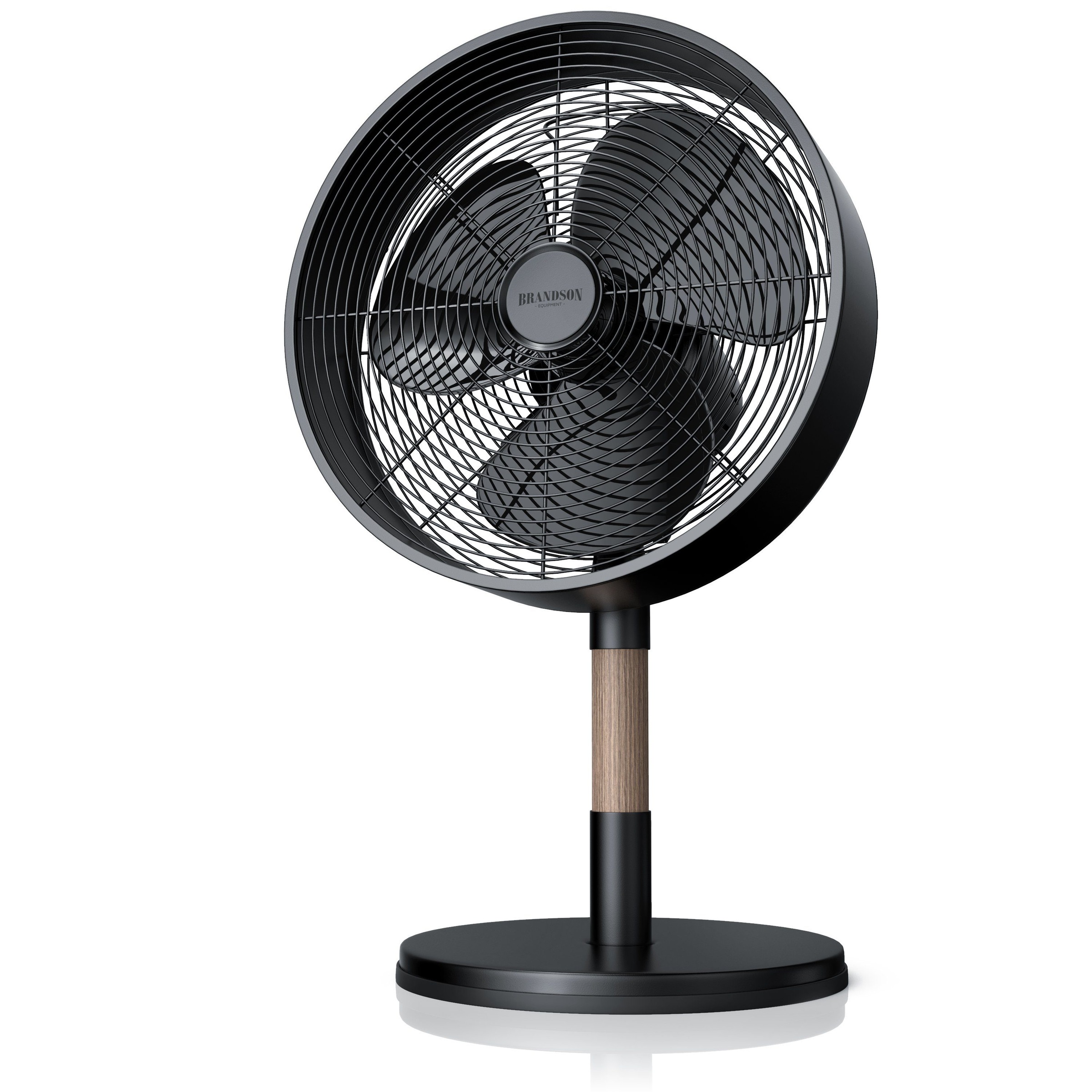 Brandson Design Tischventilator mit 3 Geschwindigkeitsstufen, Oszillation