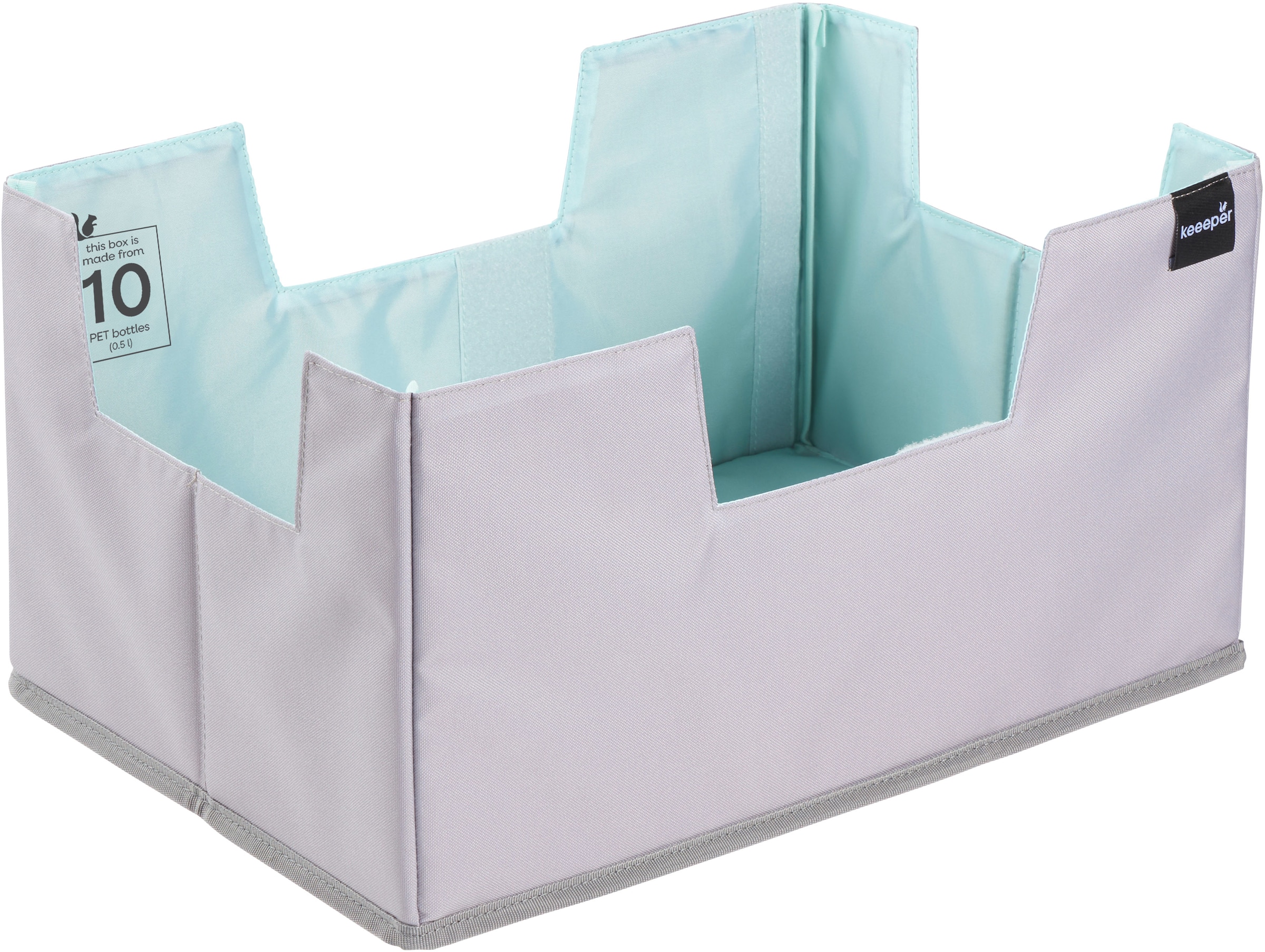 keeeper Klappbox »lea 32l und 5x faltbare Boxen und Isoliertaschen nea« Soft-Touch-Griffe, zusammenklappbar