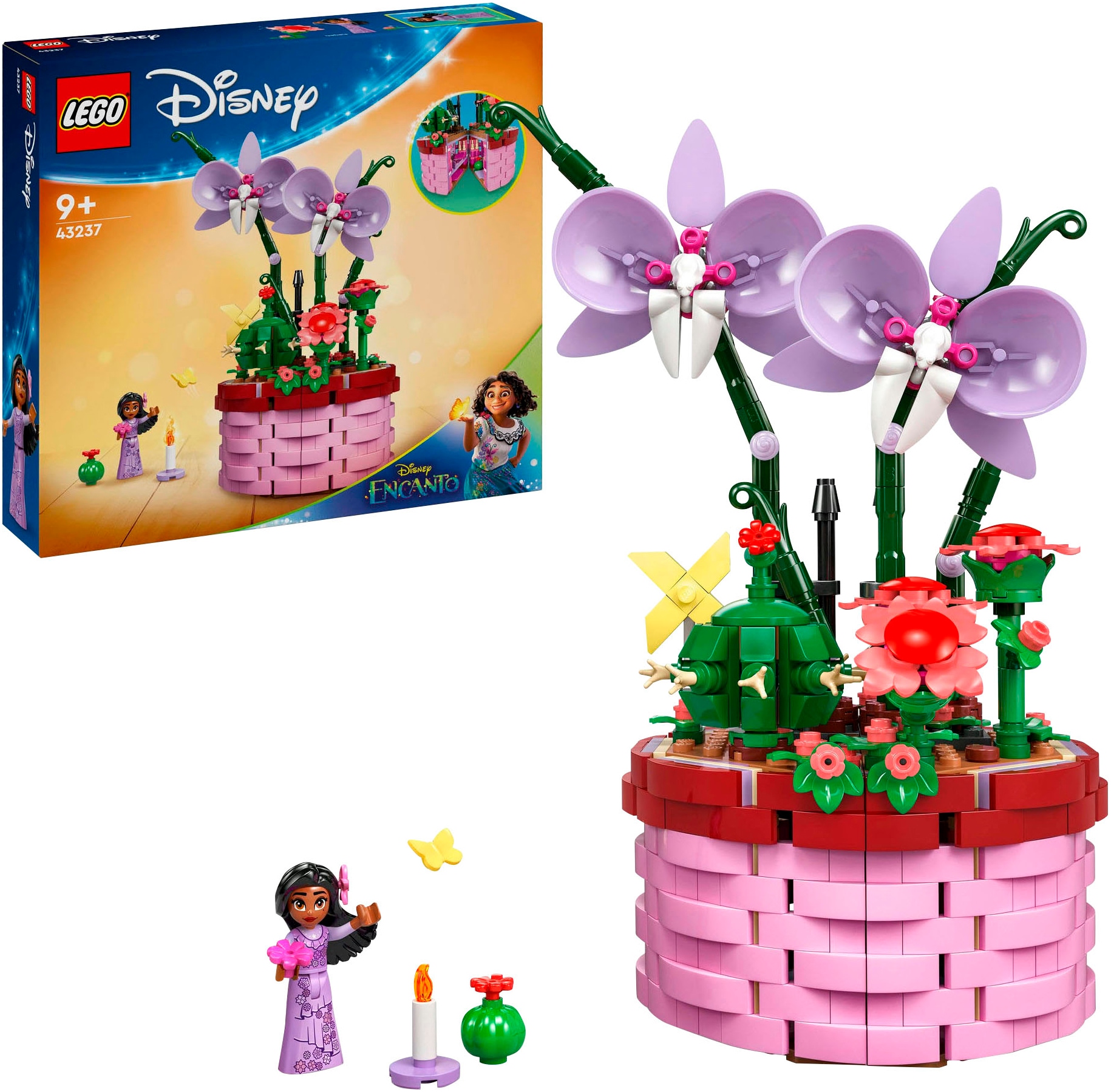 Konstruktionsspielsteine »Isabelas Blumentopf (43237), LEGO® LEGO Disney Classic«,...