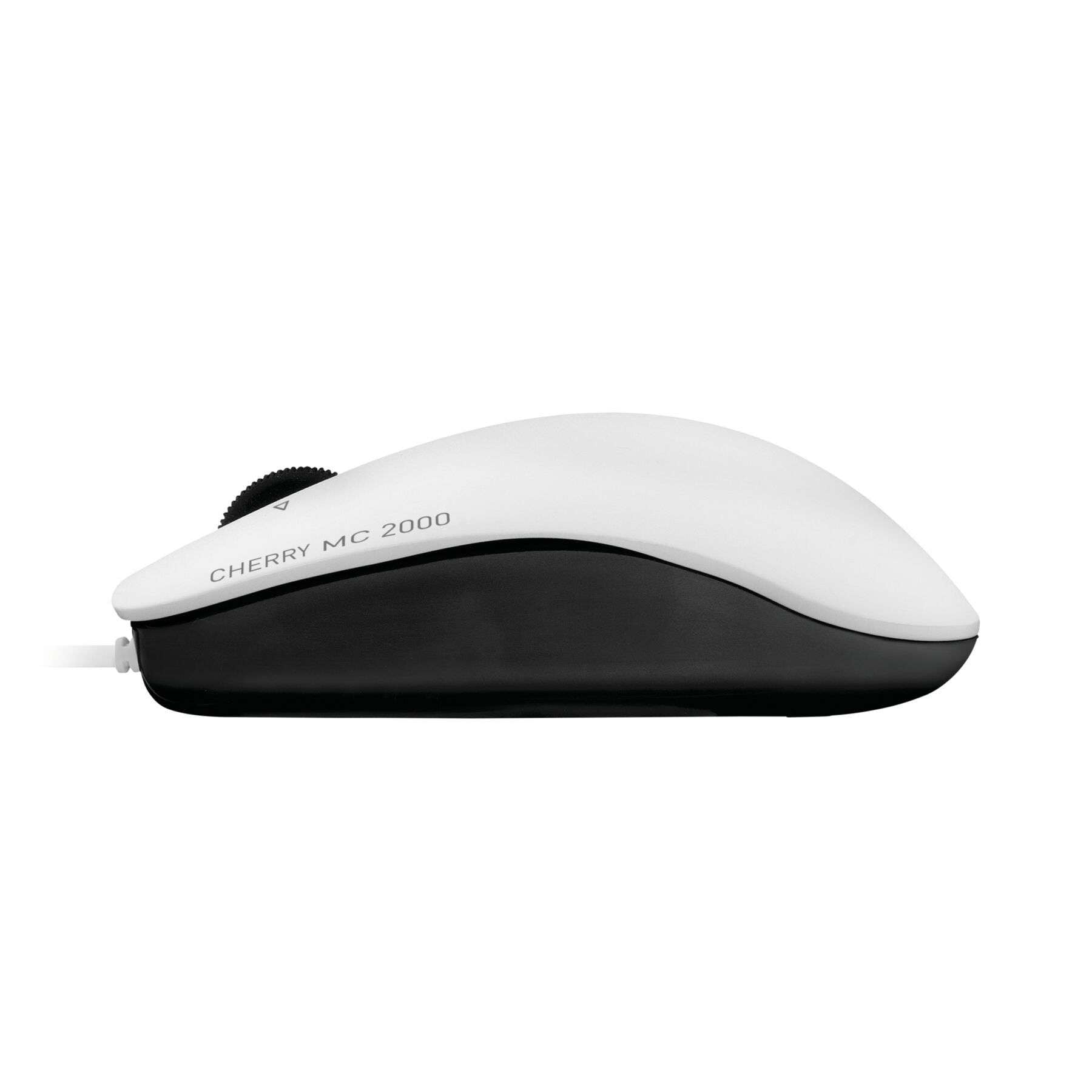 Cherry Maus »MC 2000 Kabelgebundene Maus mit schwenkbarem Rad, Weiß Grau, USB«
