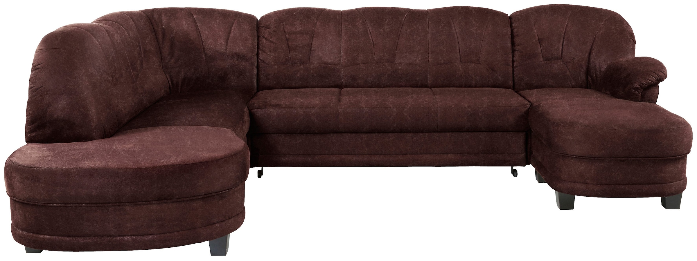 Home affaire Wohnlandschaft »Camelita, viel Platz, bequem und zeitlos, Breite 289cm, U-Form«, wahlweise mit Bettfunktion