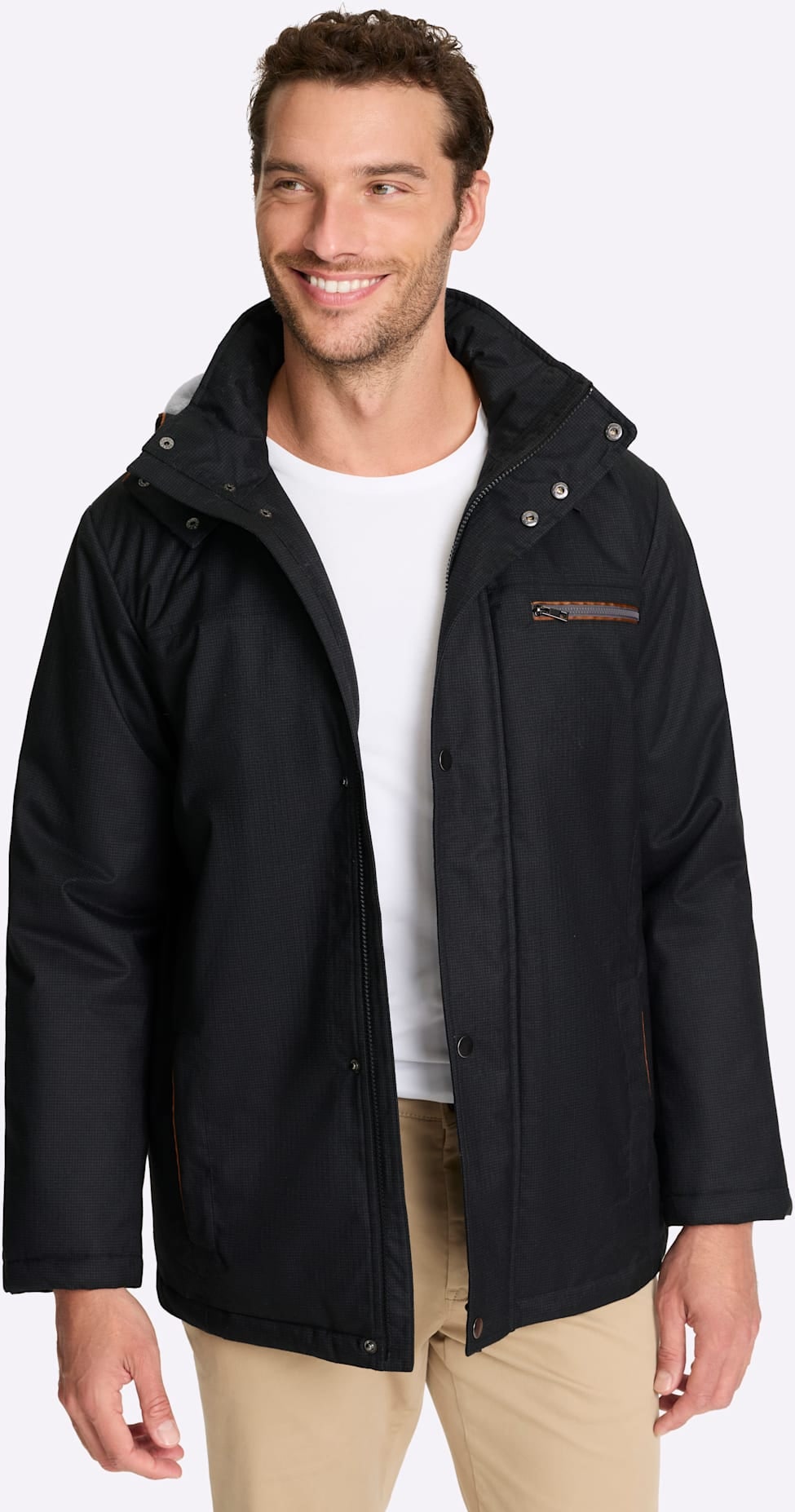 Marco Donati Steppjacke mit Kapuze