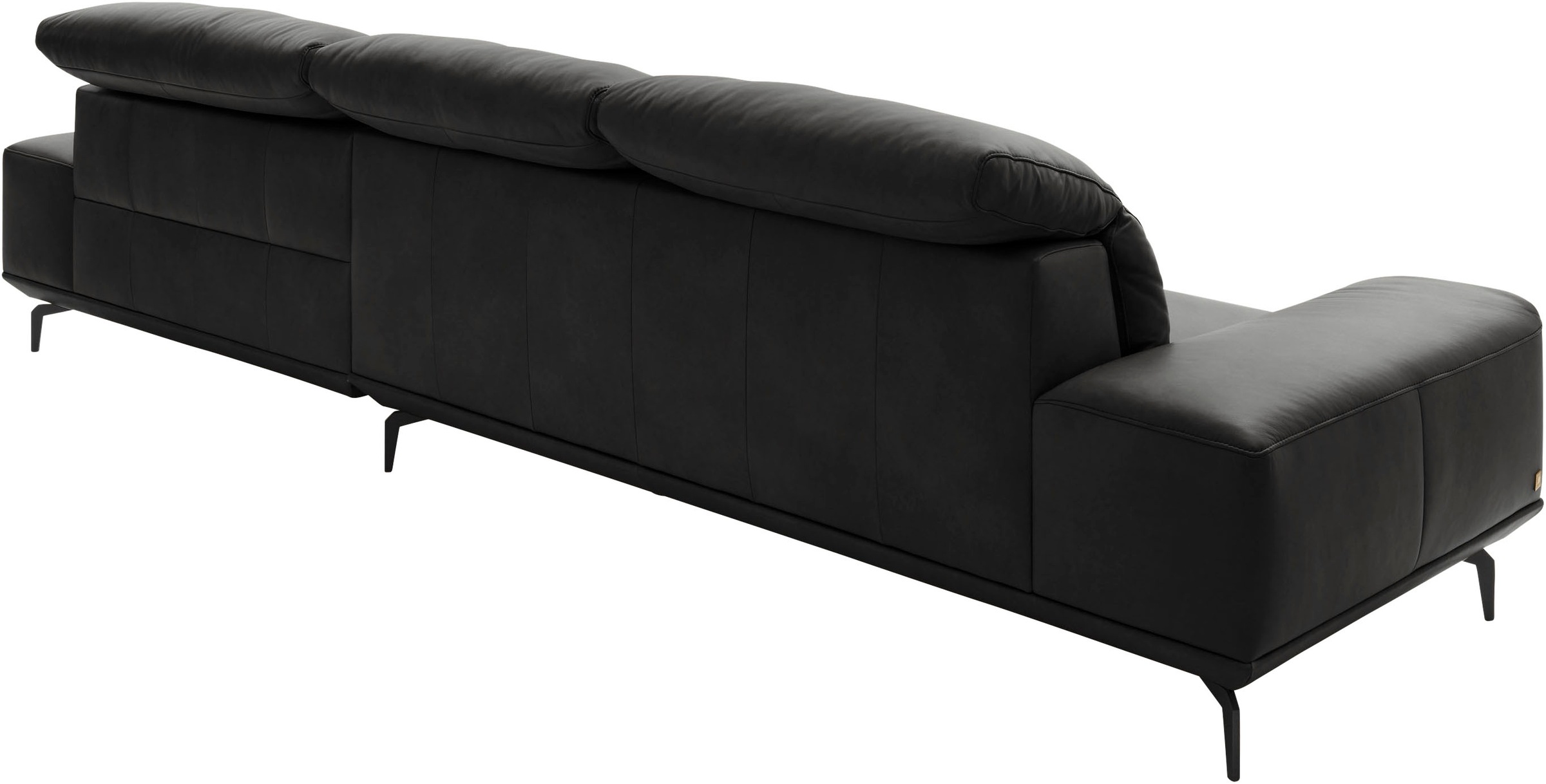 Musterring Wohnlandschaft »MR 2490«, Fuß schwarz, Sitzhöhe 48cm, wahlweise mit Funktionen, Maße 342x207 cm