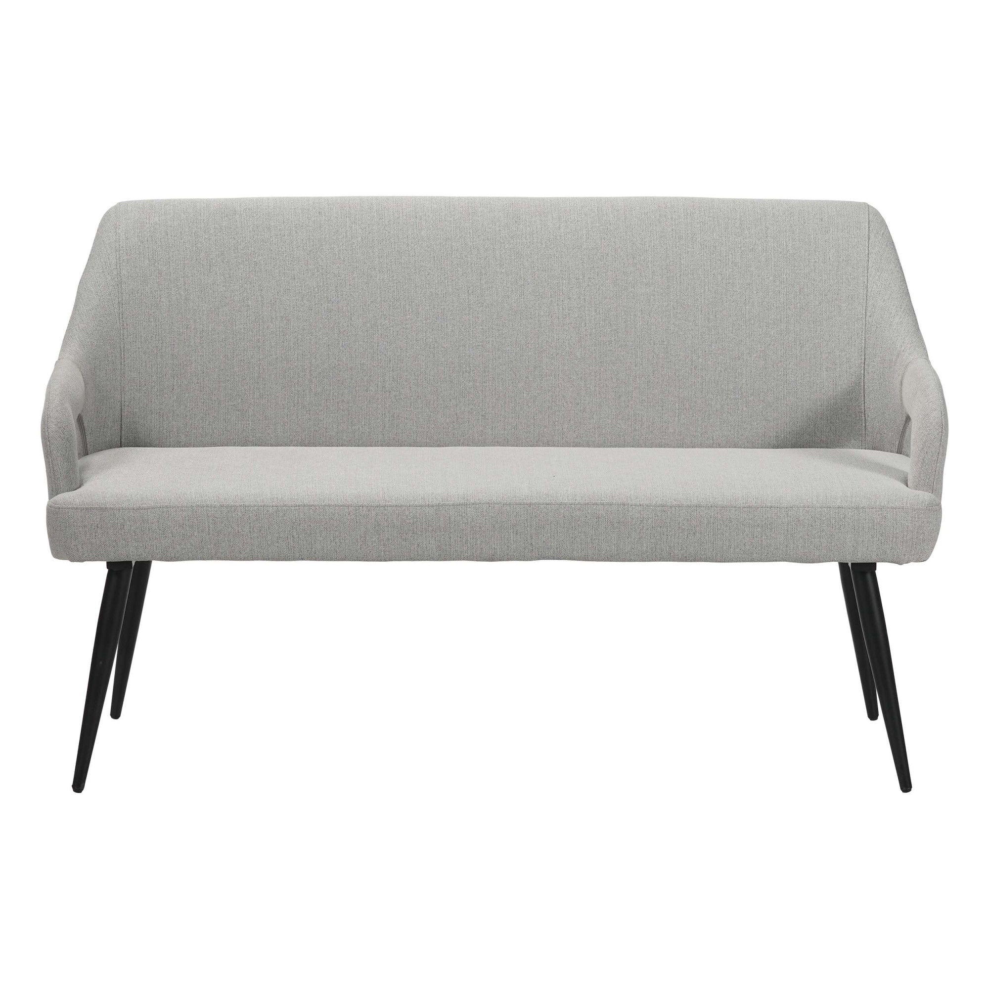 OTTO home Essbank »Darragh« schwarze Metallbeine, pflegeleichter Webstoff Bezug, Breite 140 cm