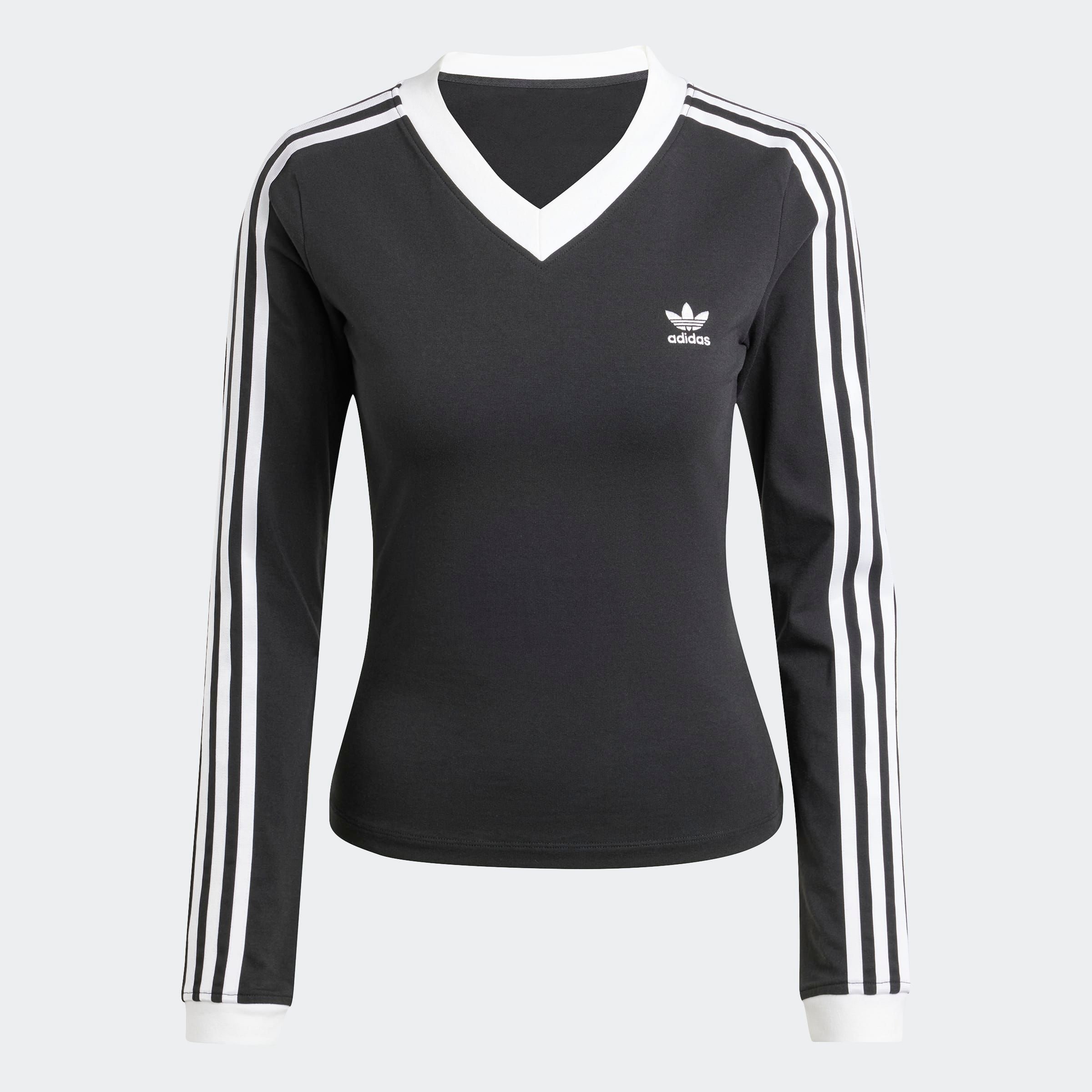 adidas Originals Langarmshirt »V-NECK LS«