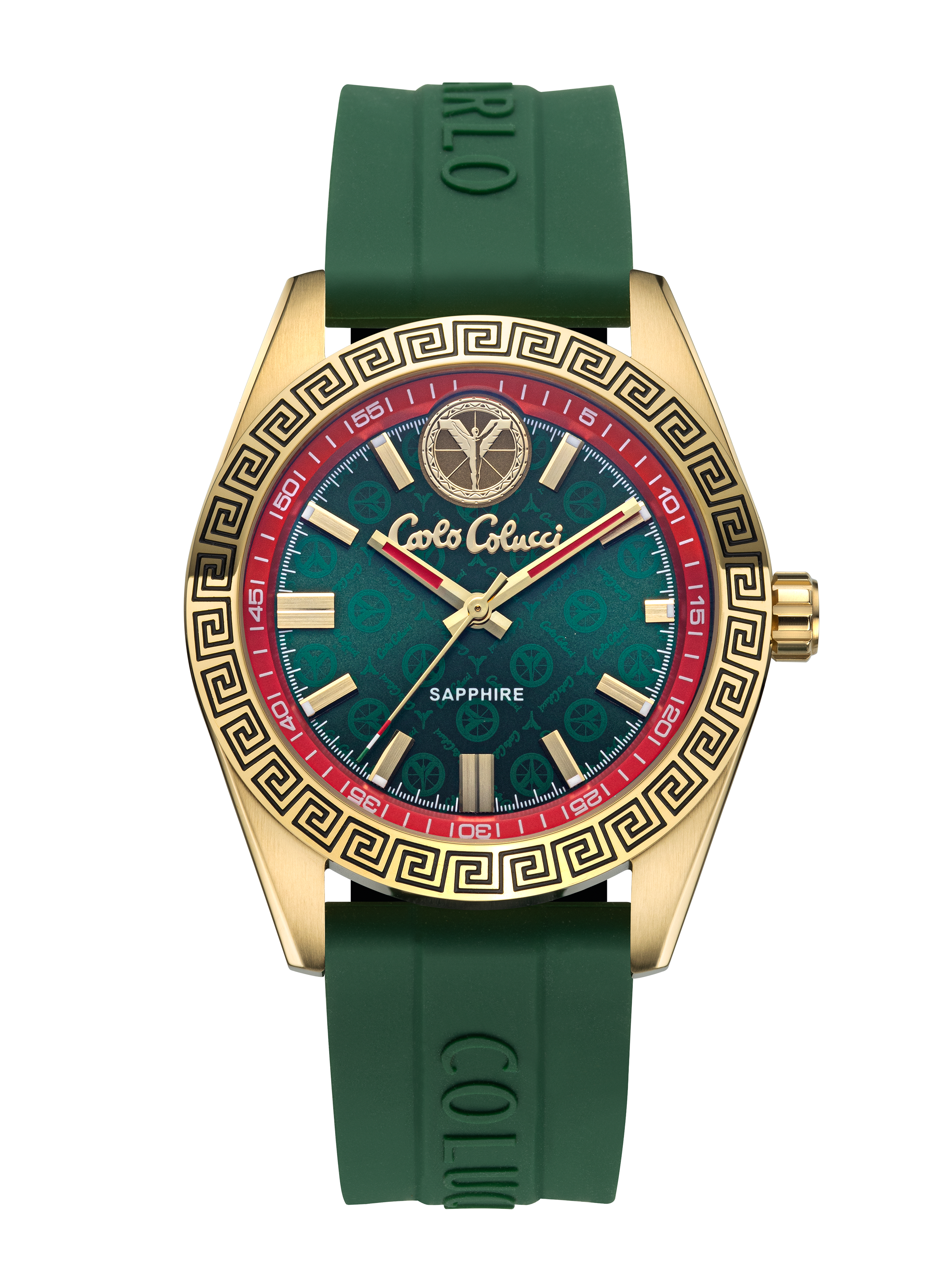 CARLO COLUCCI Quarzuhr Armbanduhr, Herrenuhr, Silikonarmband, analog