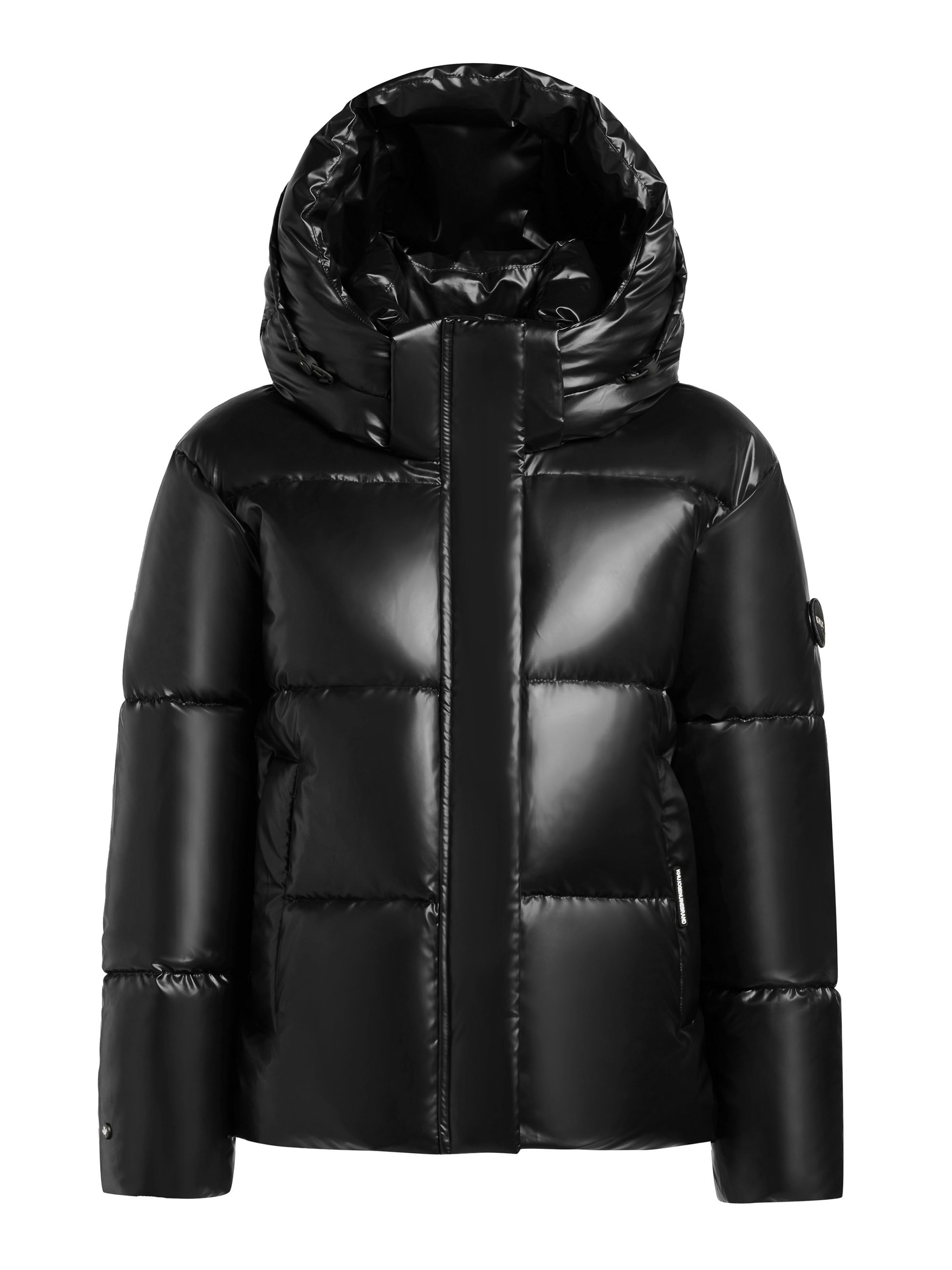 khujo Steppjacke »DEVINA2 SHINY« mit Kapuze abnehmbare Kapuze, Windschutzblende mit Magnetverschluss