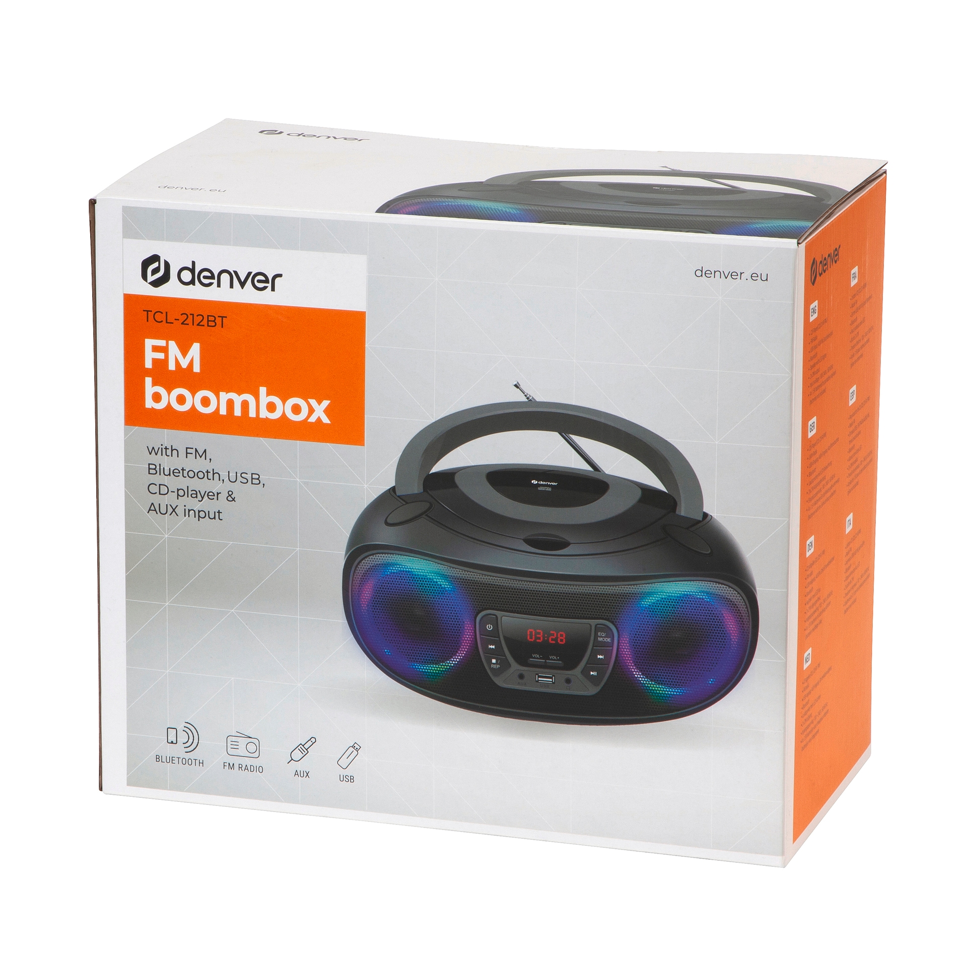 Denver Radio »TCL-212BT«, (Bluetooth FM-Tuner 2 W)