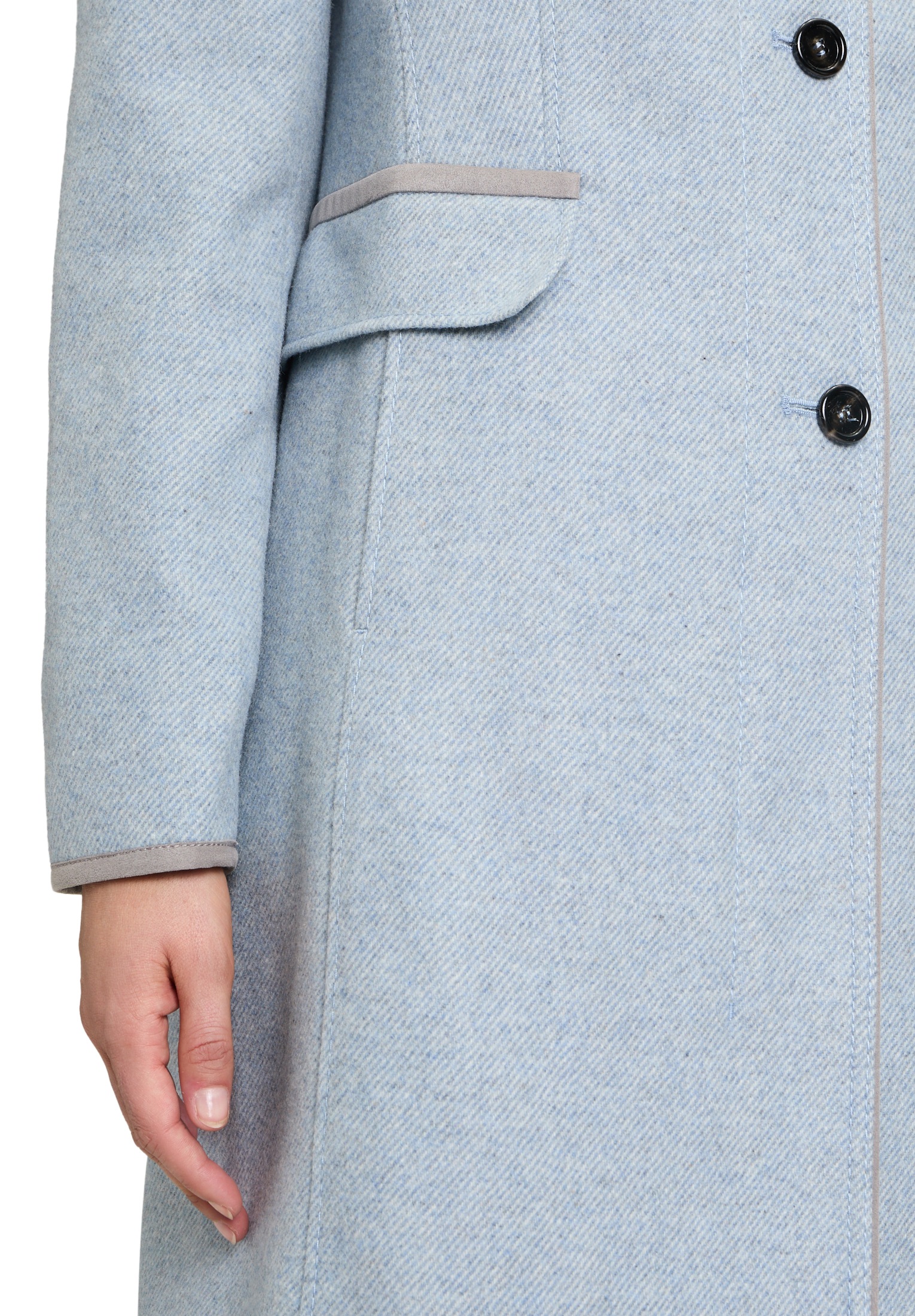 Gil Bret Wolljacke »Wollmantel mit Stehkragen«