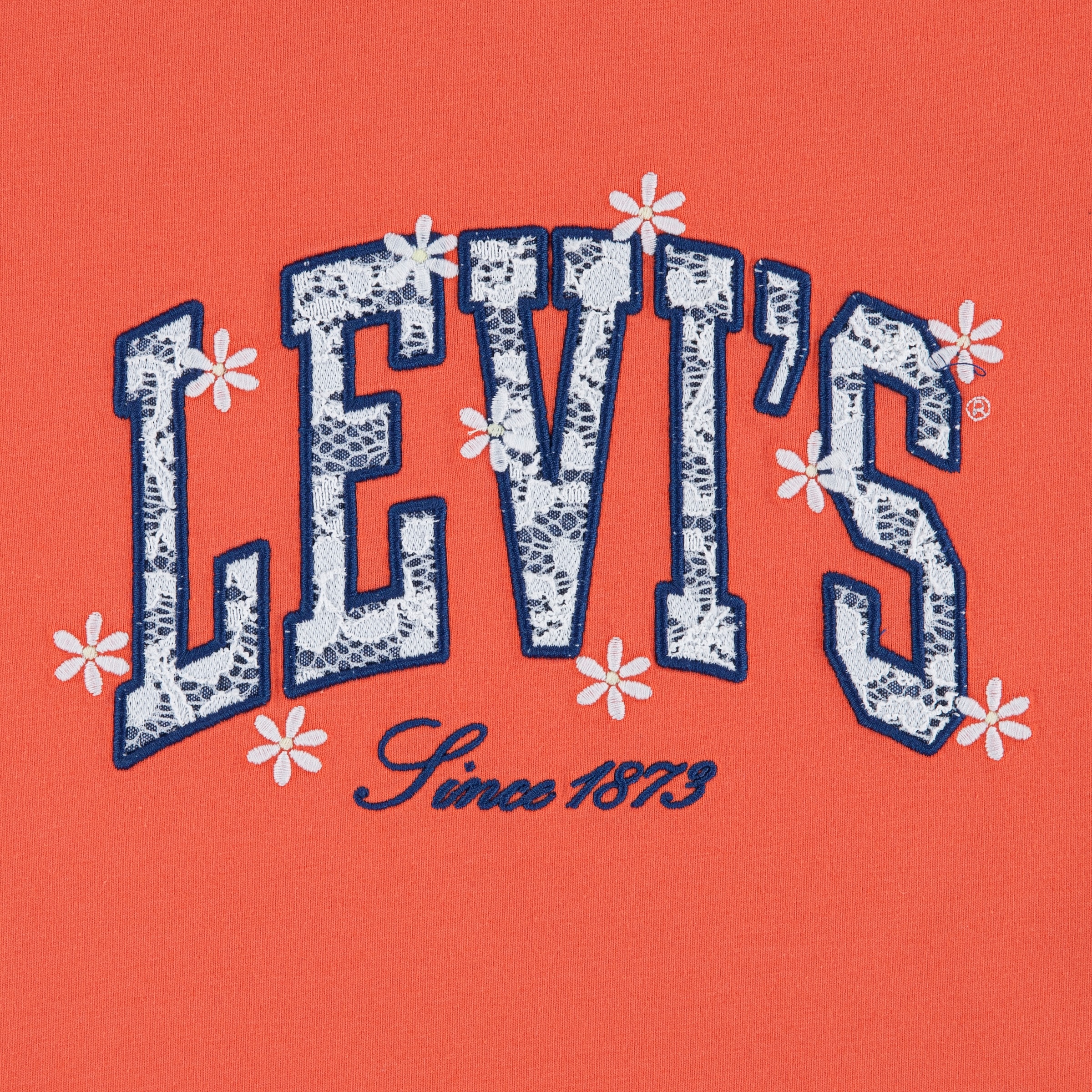 Levi's® Kids T-Shirt »LVG LEVIS CHAMBRAY APPLIQUE TO« for Girls, mit Logo-Stickerei