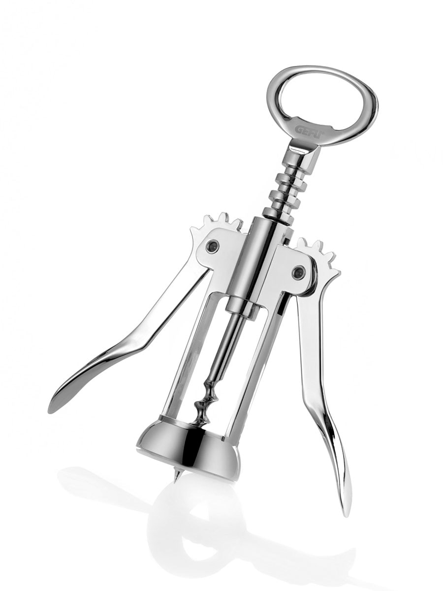 Gefu Korkenzieher »VINOLI« elegantes Design, einfache Handhabung, robuste Qualität in silberfarben