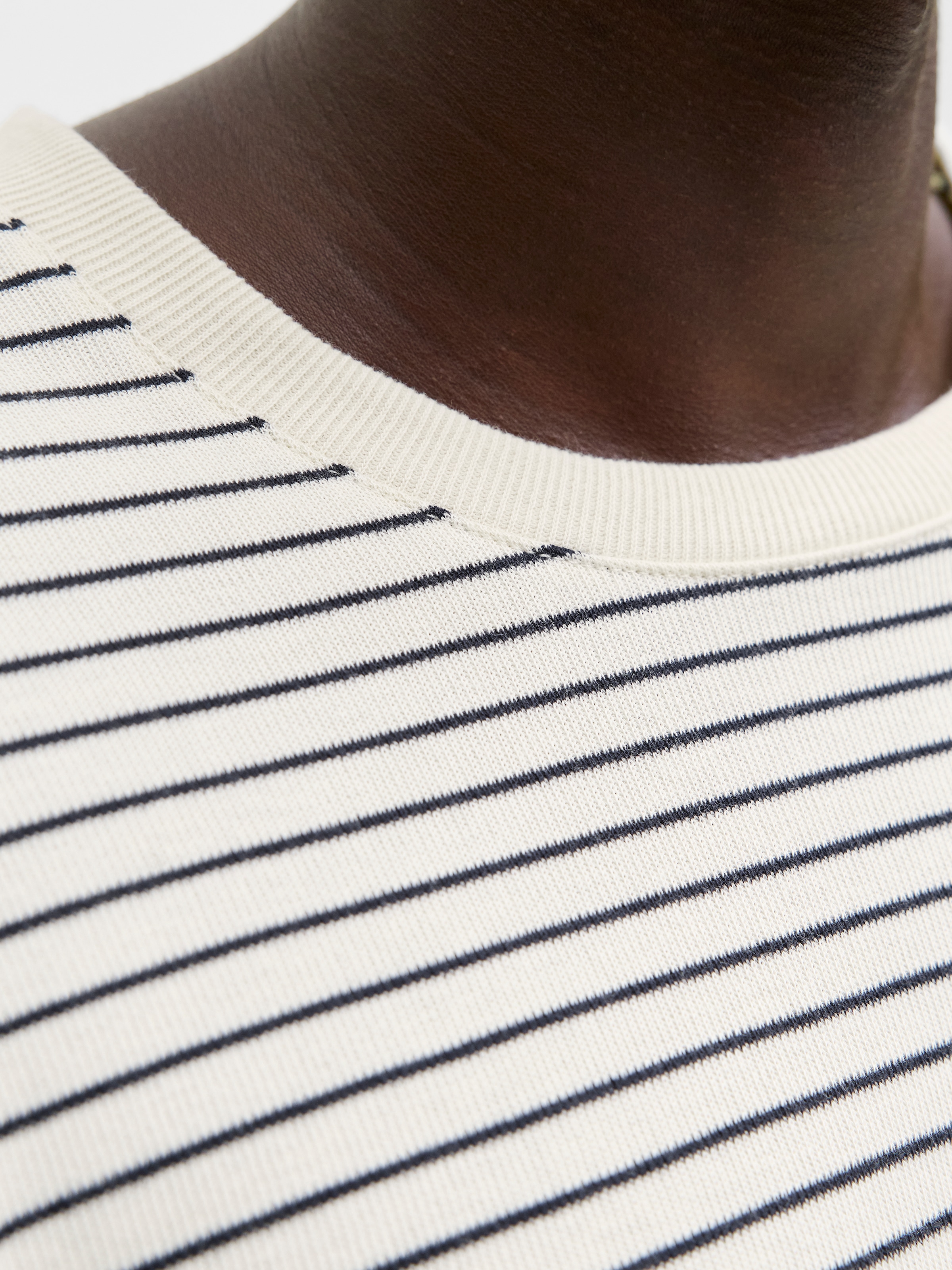 Jack & Jones Rundhalsshirt »JJEDOVER STRIPED TEE SS CREW NECK SN« mit Streifendesign