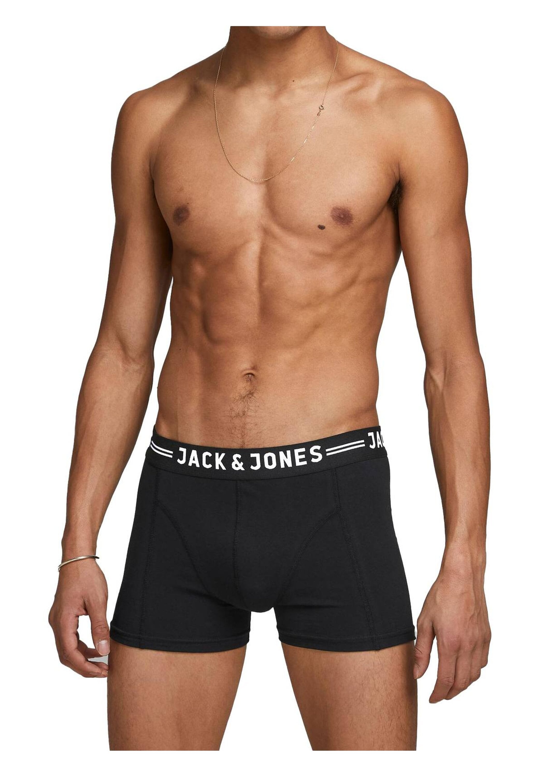 Jack & Jones Boxershorts »Boxershort SENSE TRUNKS 3 PACK 3er Pack«