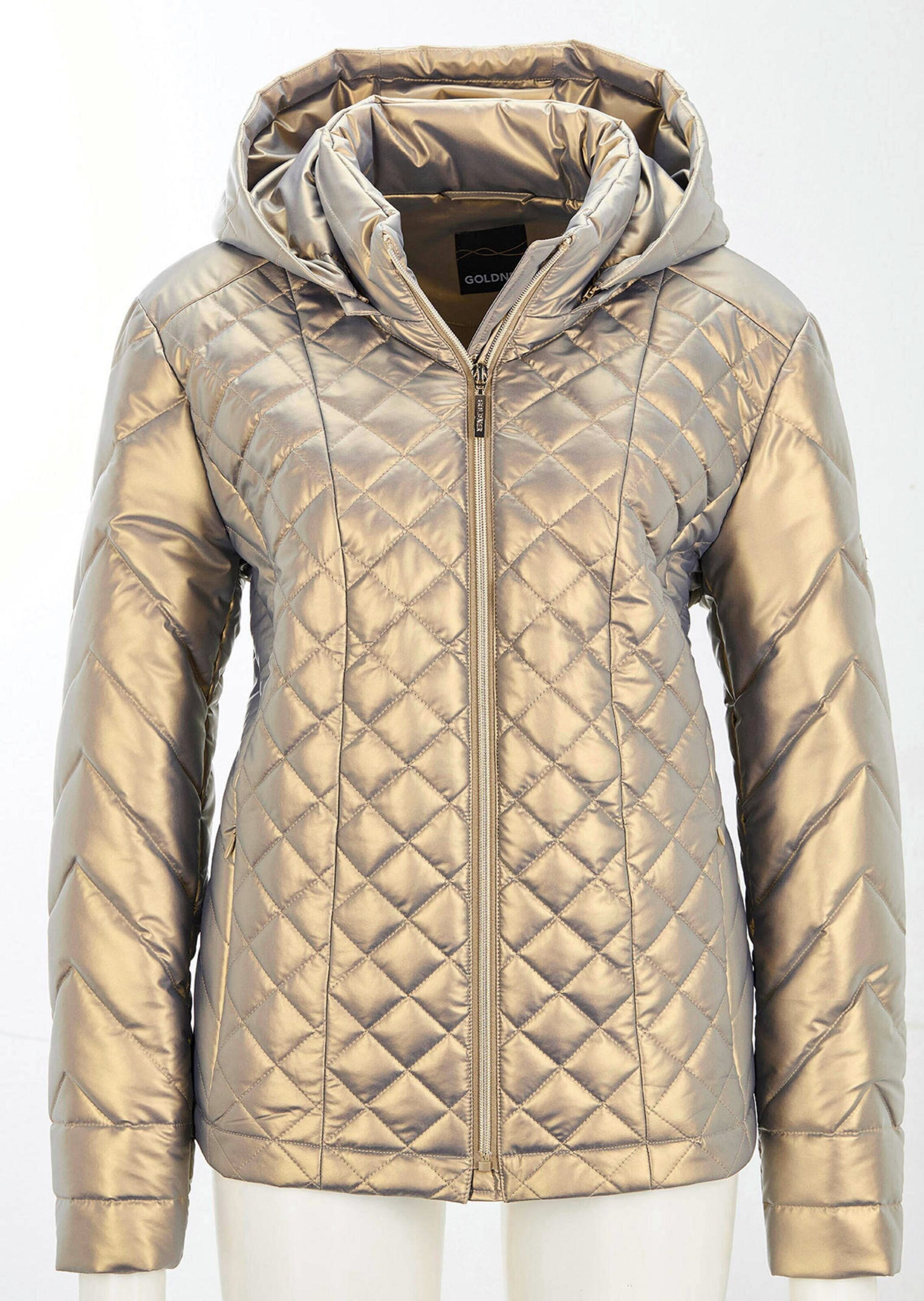 GOLDNER Steppjacke »Steppjacke im Metallic-Look«