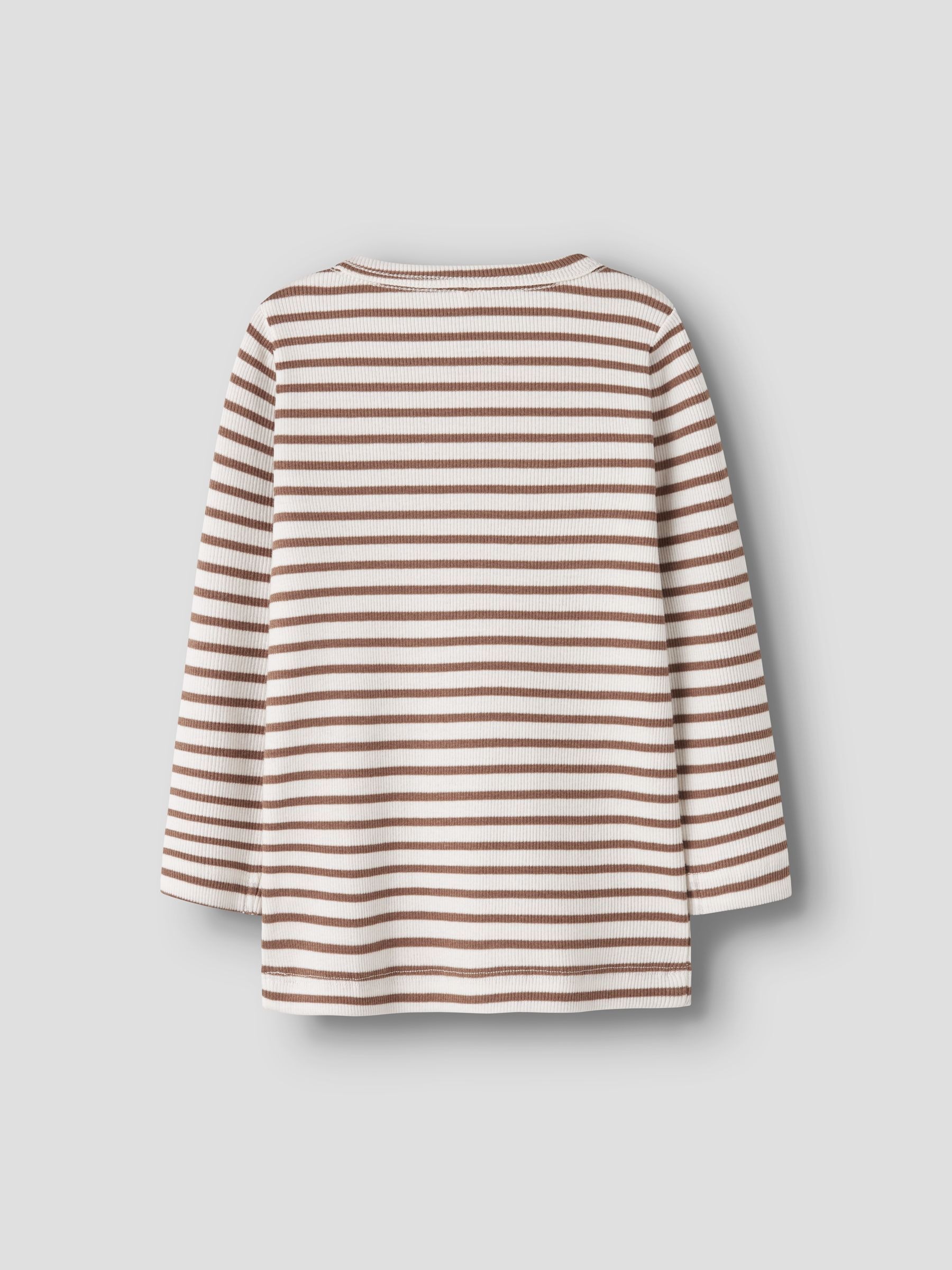 Name It Langarmshirt »NMNBANI LS XSL TOP NOOS« Ringel-Look in toller Rippen-Qualität