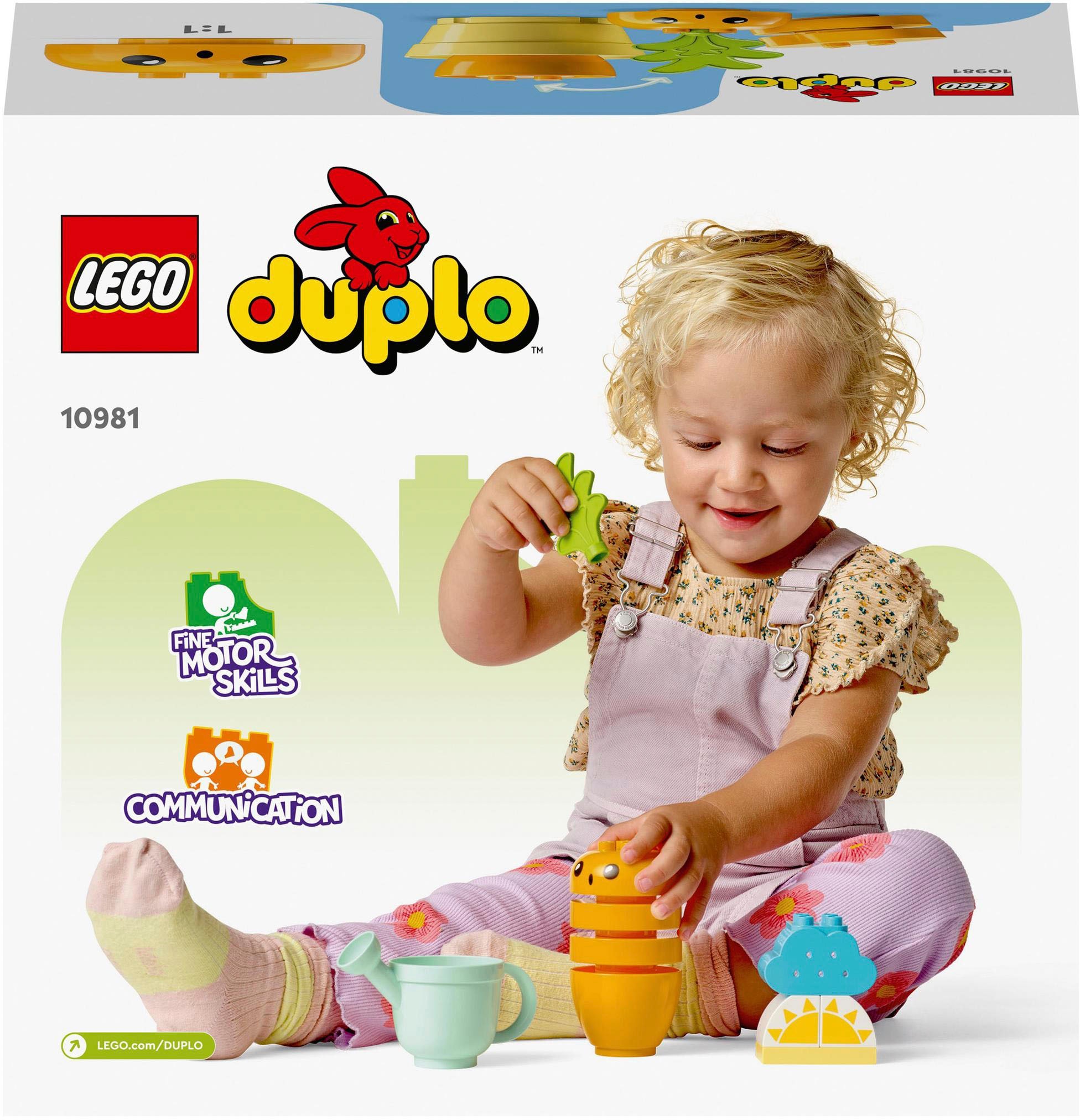 LEGO® Konstruktionsspielsteine »Wachsende Karotte (10981), LEGO® DUPLO My First«, (11 St.)