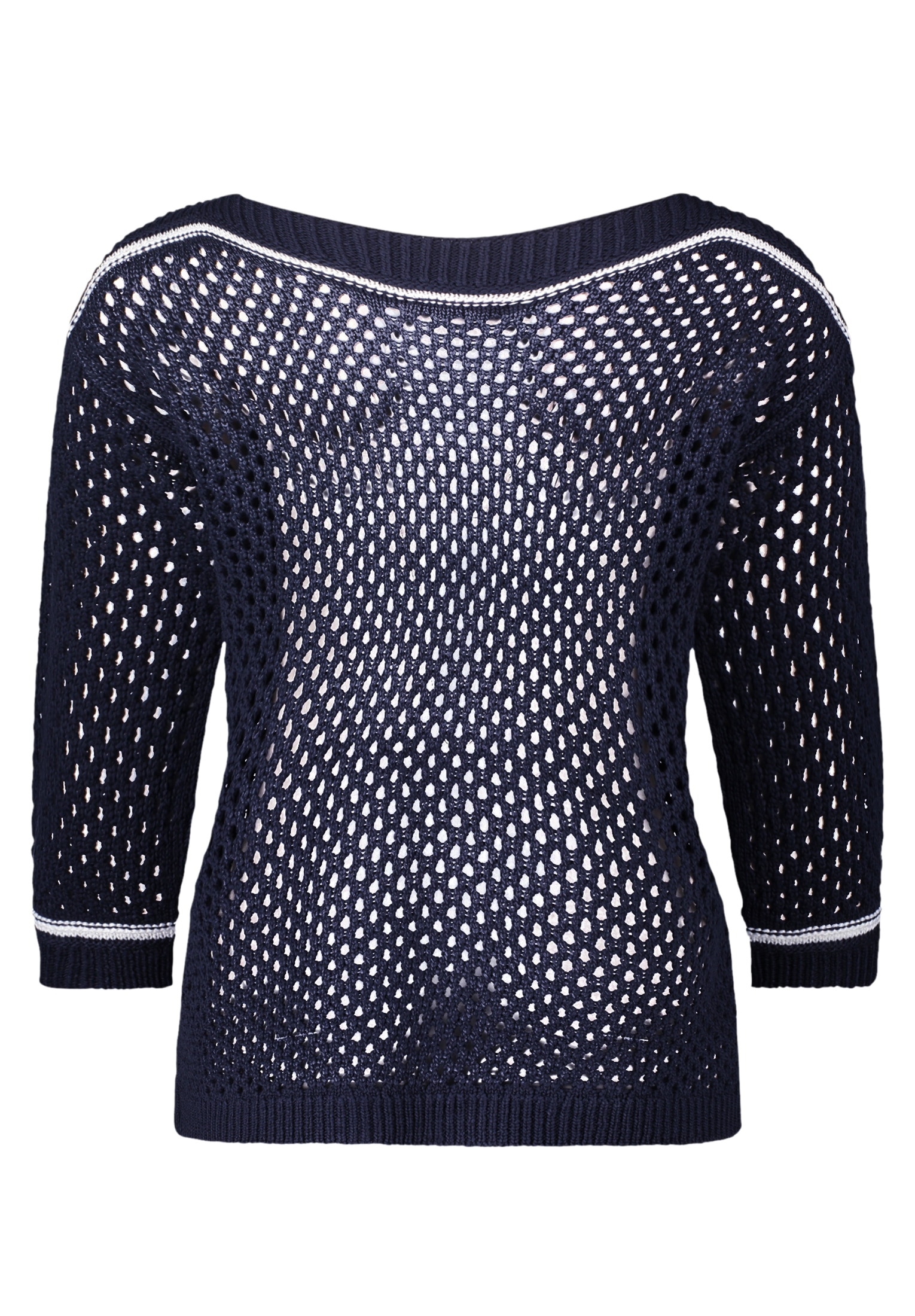 Betty Barclay Rundhalspullover »Lochstrick-Pullover mit Strickdetails«