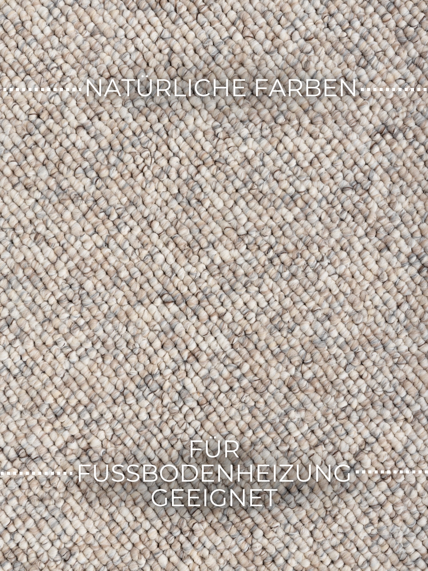 ELLE DECORATION Teppich »Rocco«, rechteckig, 10 mm Höhe, Nachhaltig, Läufer, waschbar, Wohnzimmer, Esszimmer, Woll-Optik