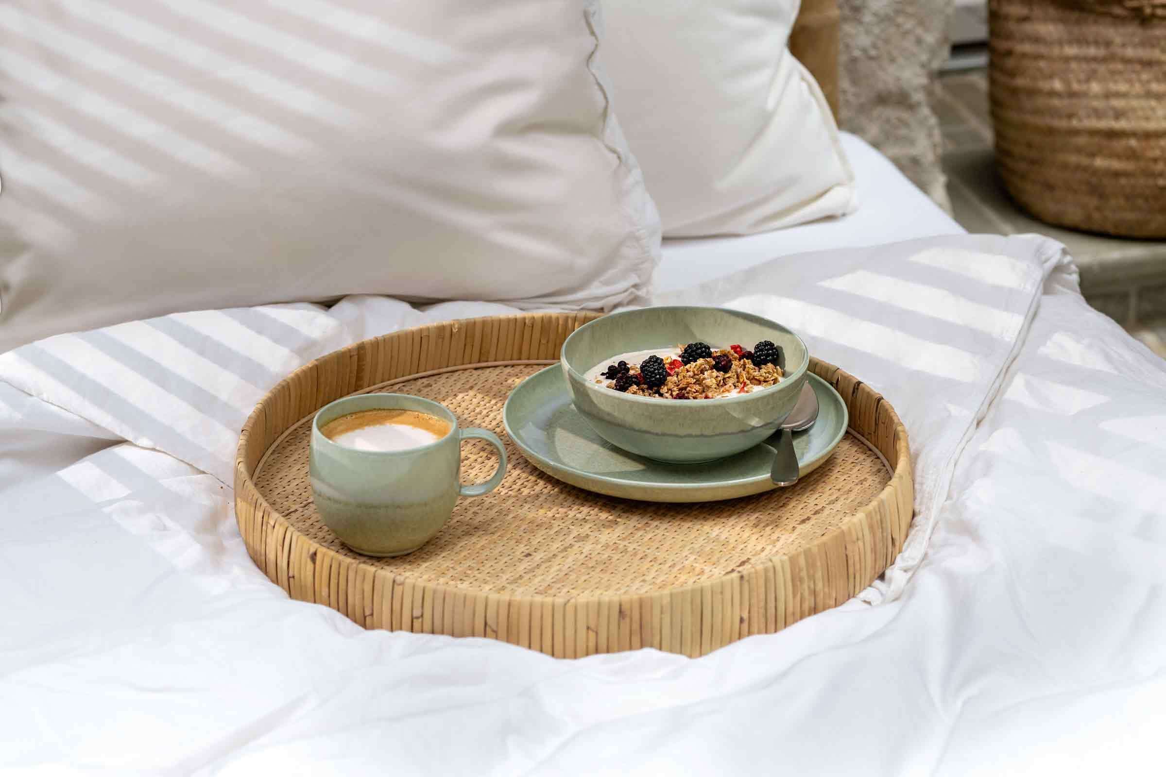like. by Villeroy & Boch Schale »Schüsseln Perlemor Alga 590 ml 4er Set grün« 4 tlg.