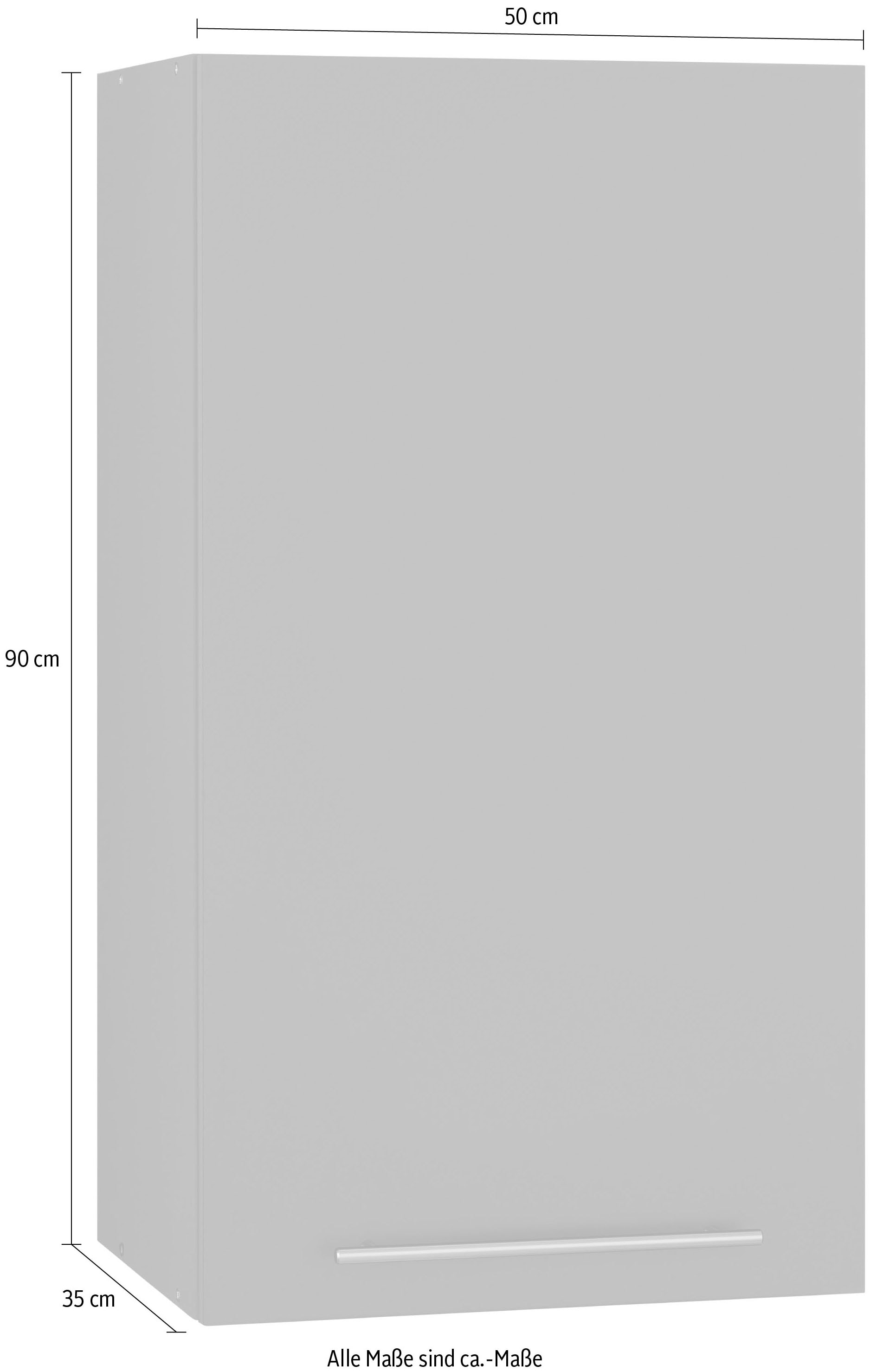 wiho Küchen Hängeschrank »Unna«, 50 cm breit, 90 cm hoch online kaufen | Hängeschränke
