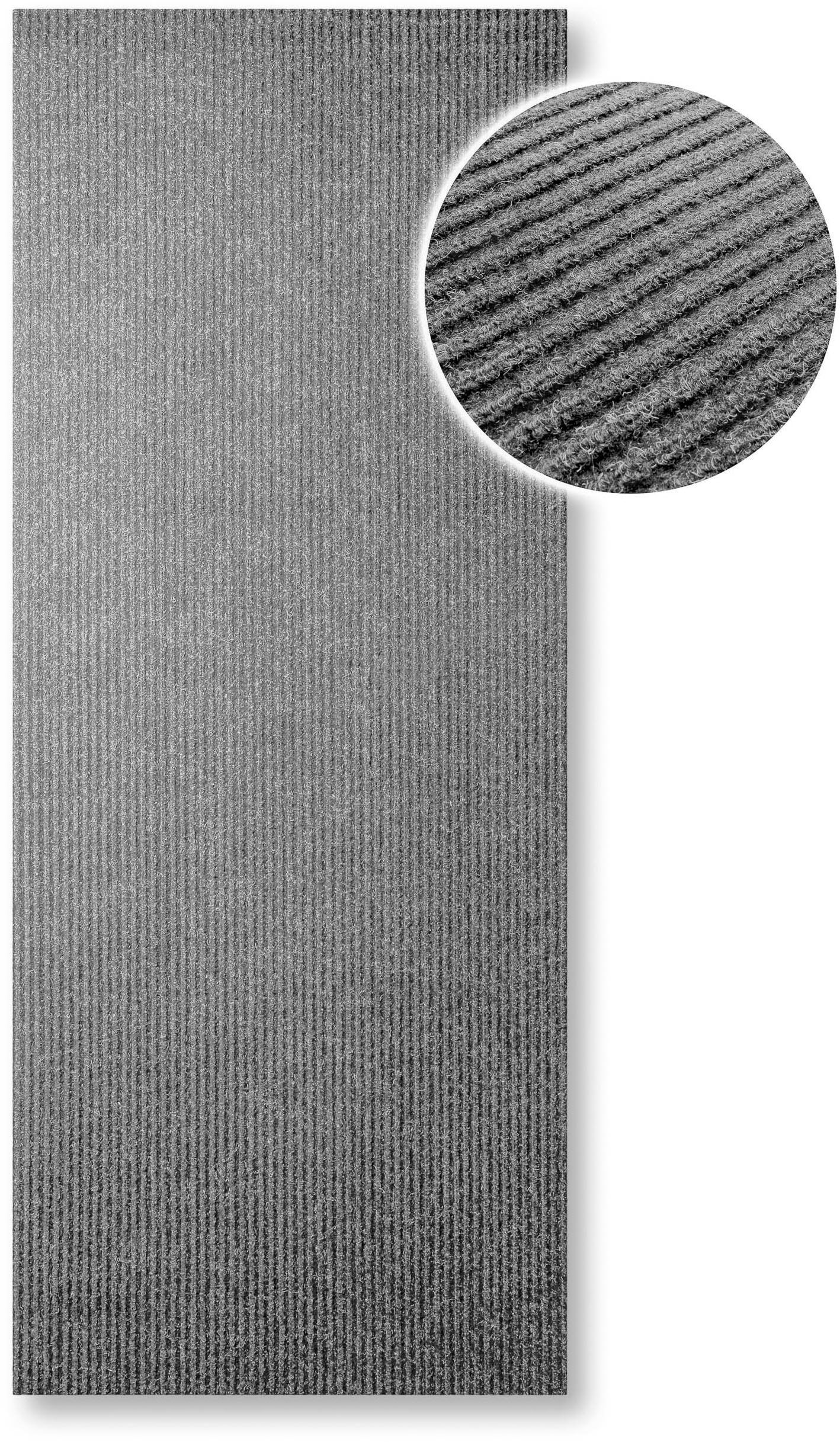 Wecon home Teppich »Buhai« rechteckig 3 mm Höhe ultraflacher Schmutzfangläufer, rutschfest, waschbar, wetterfest