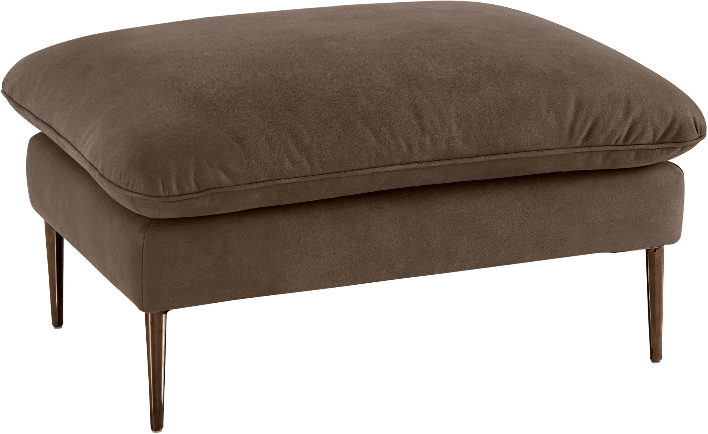 W.SCHILLIG Hocker »enjoy&MORE«, Füße bronze pulverbeschichtet, Breite 106 cm