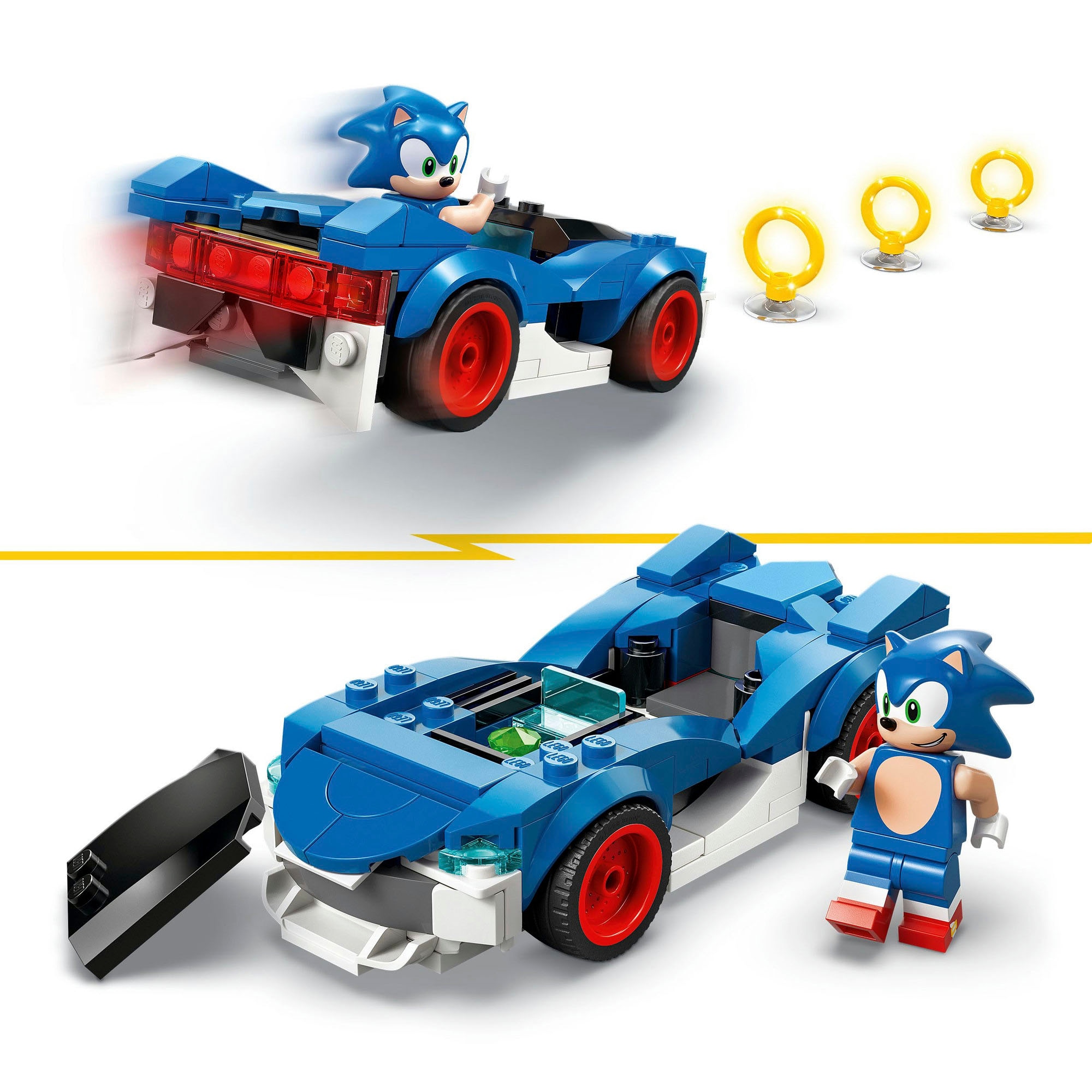 LEGO® Konstruktionsspielsteine »Sonic: Speedster Lightning (77117), LEGO Sonic«