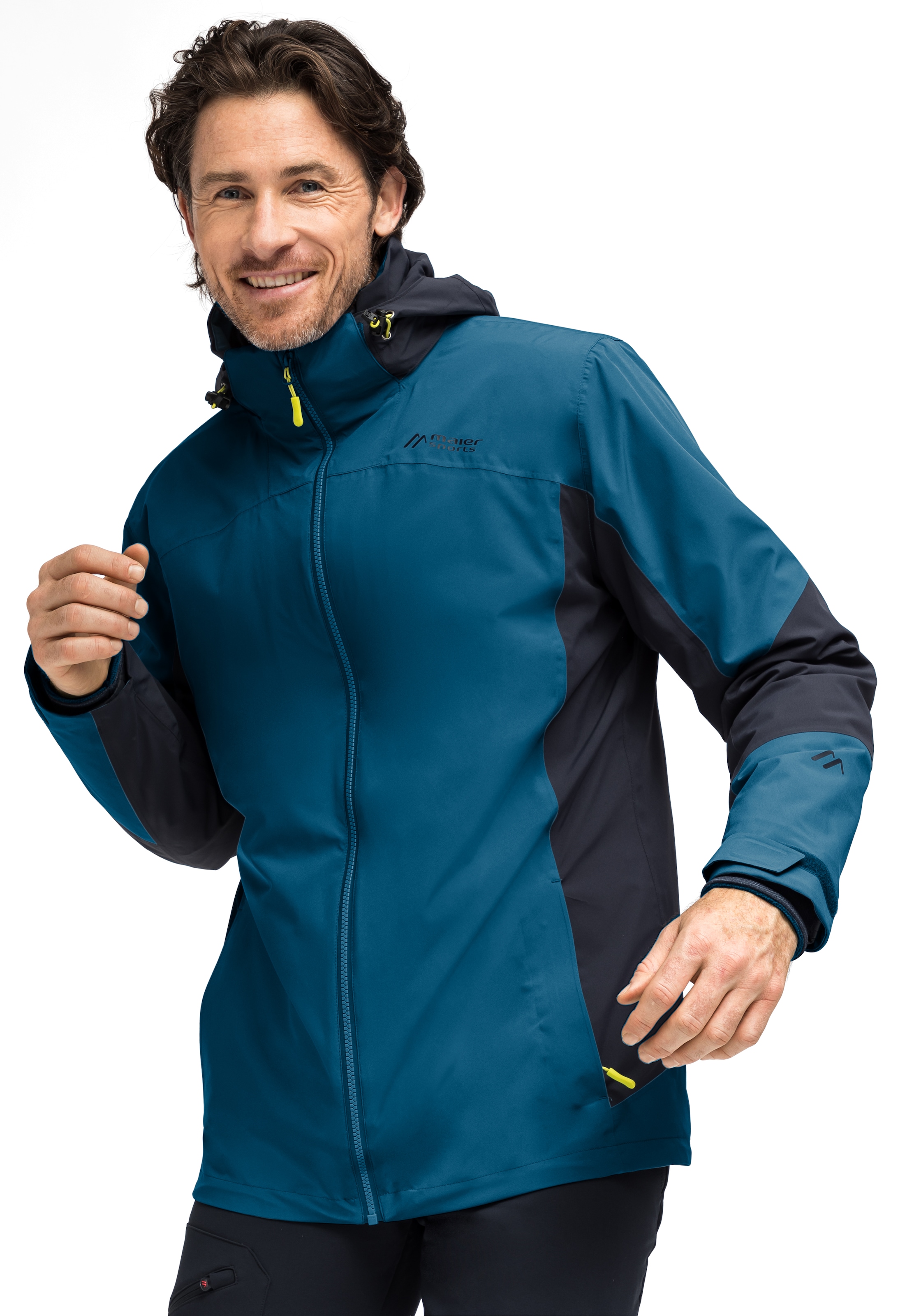 Maier Sports 3-in-1-Funktionsjacke »Ribut M«, funktionale Doppel-Jacke für Wanderungen und Ausflüge