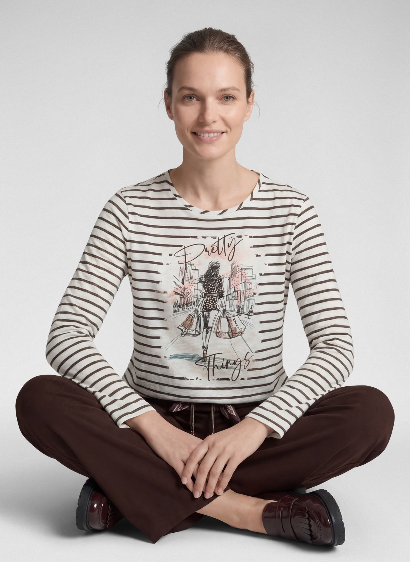 Rabe 3/4-Arm-Shirt mit Print