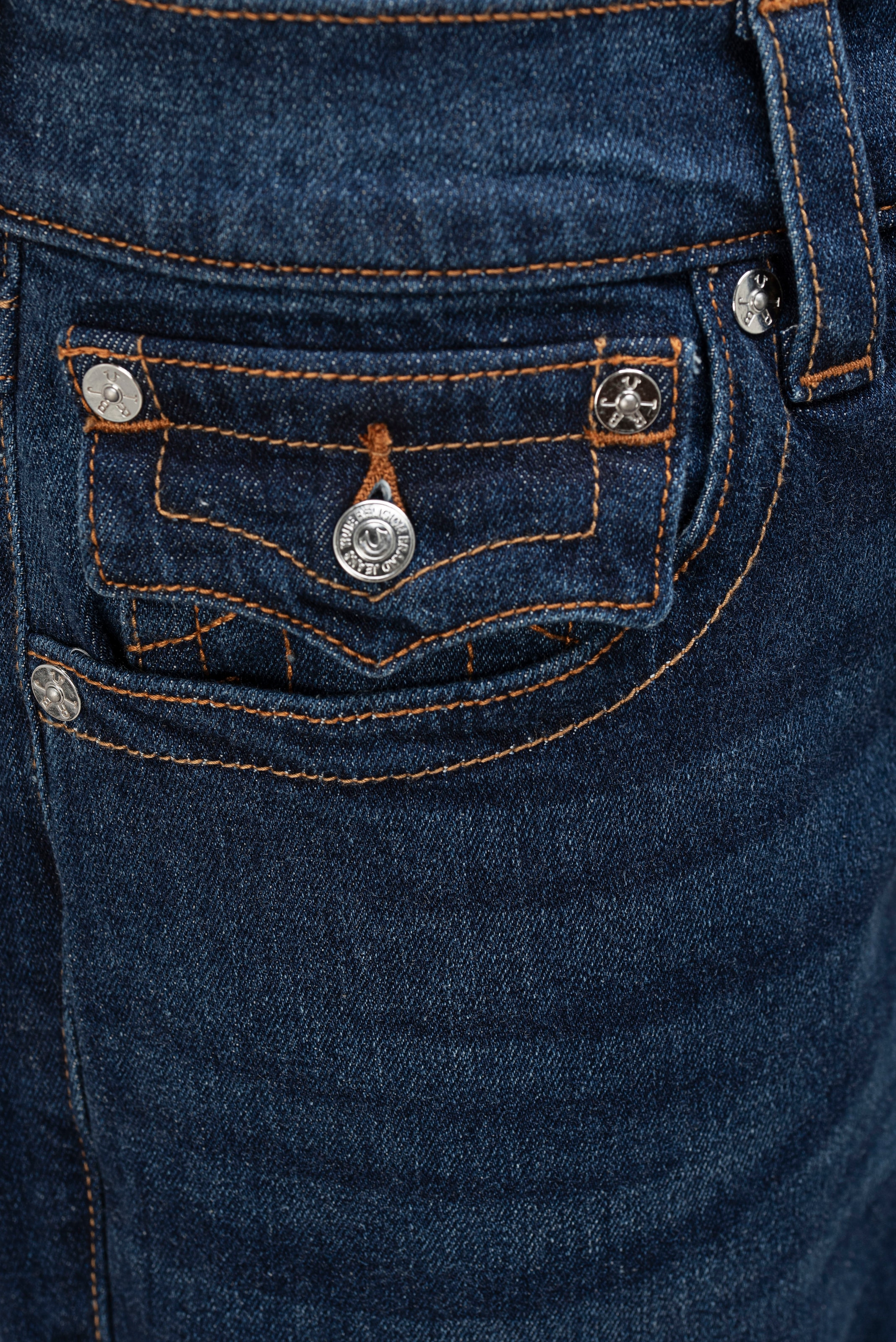 True Religion Straight-Jeans »RICKY SN FLAP« Baumwollmischung, straight fit