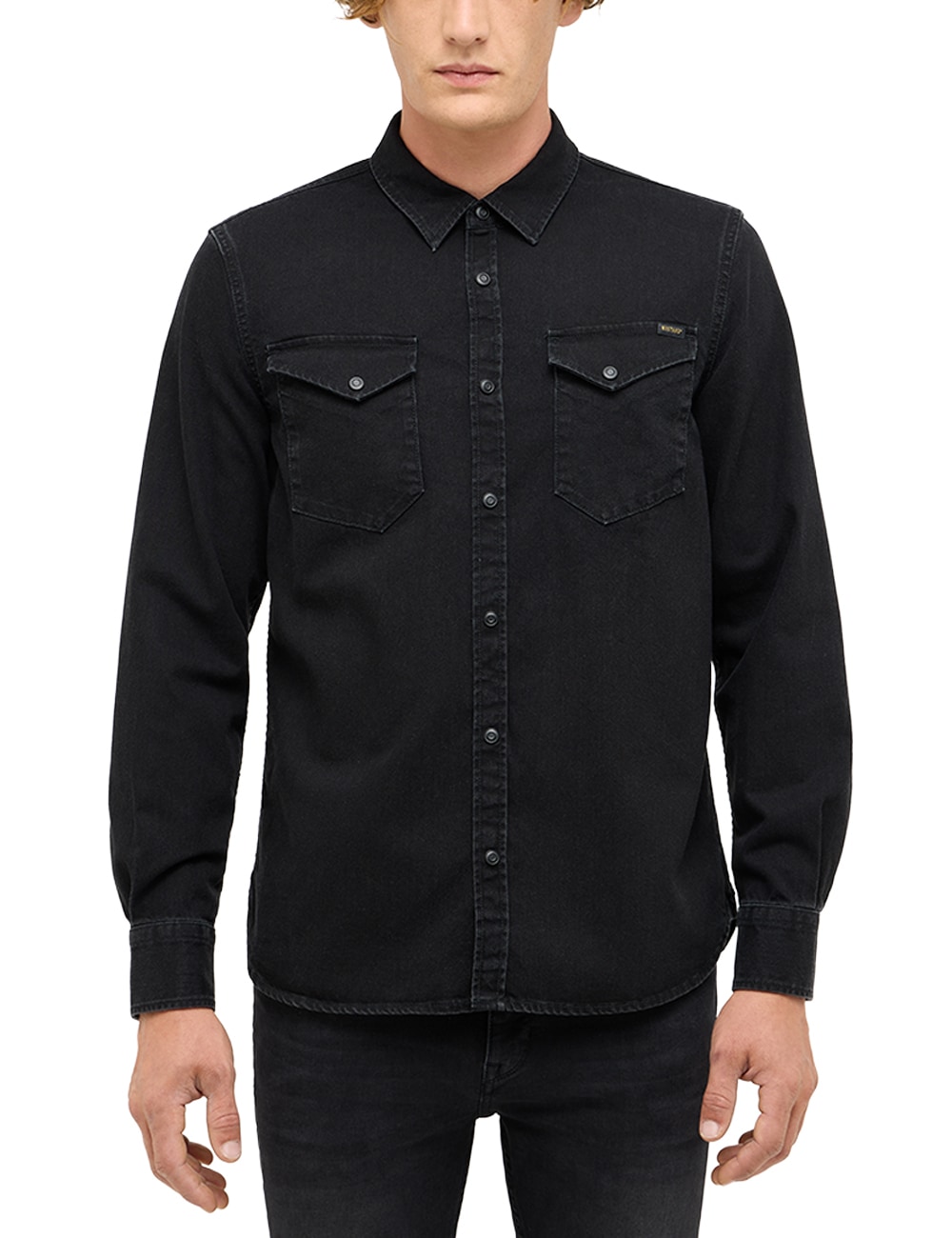 MUSTANG Langarmhemd »Herren Style Duver«