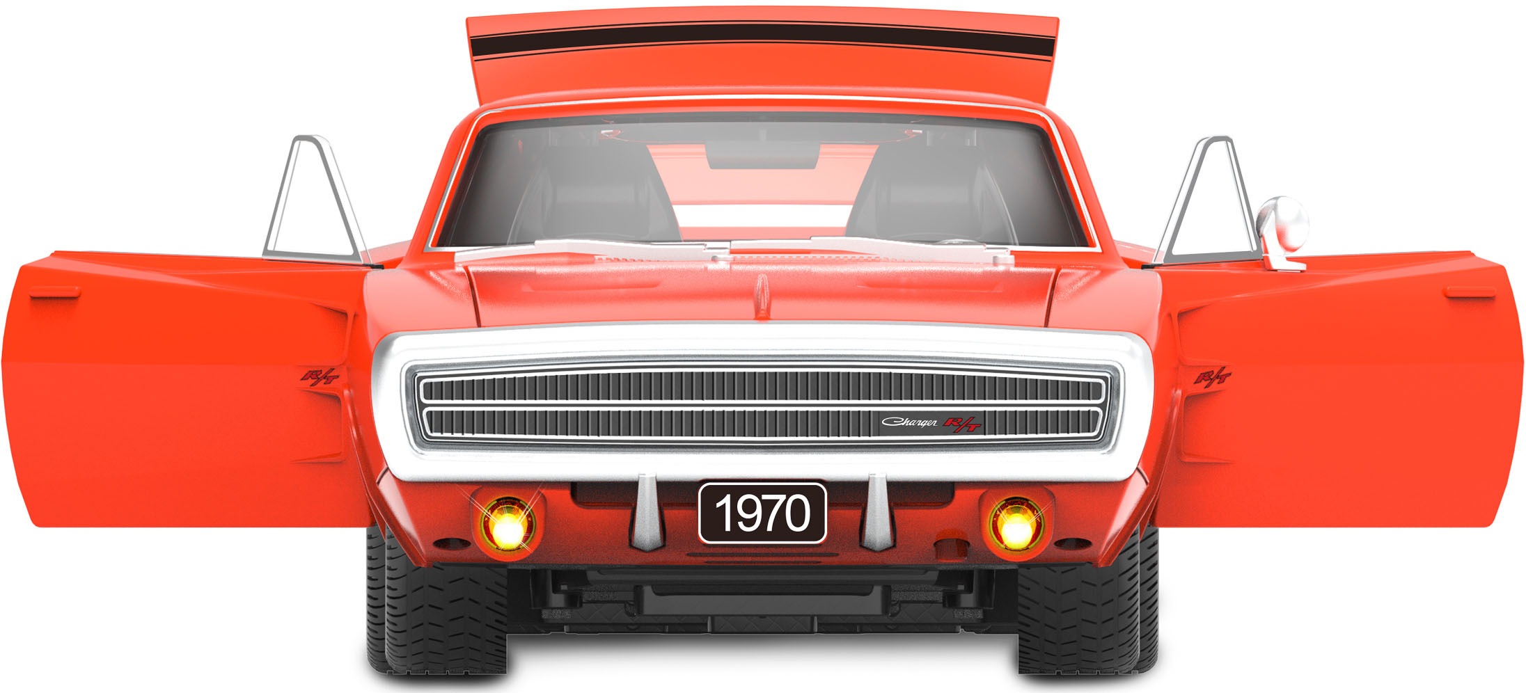 Jamara RC-Auto »Dodge Charger R/T 1970, 1:16, rot, 2,4GHz«, mit Licht und Sound