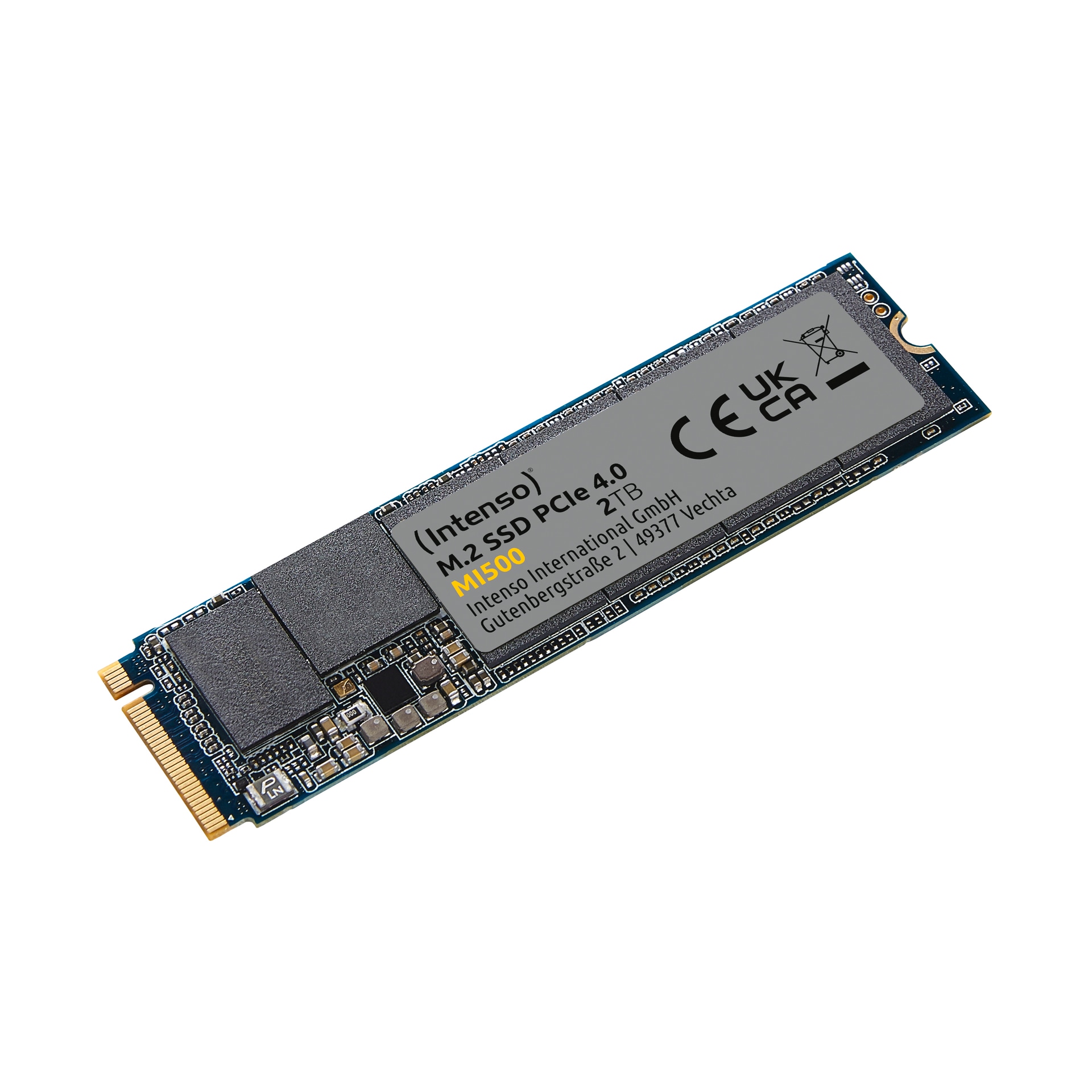 Intenso SSD-Festplatte »M.2 SSD PCIe 2 TB MI500«, Anschluss M.2 PCIe 4.0
