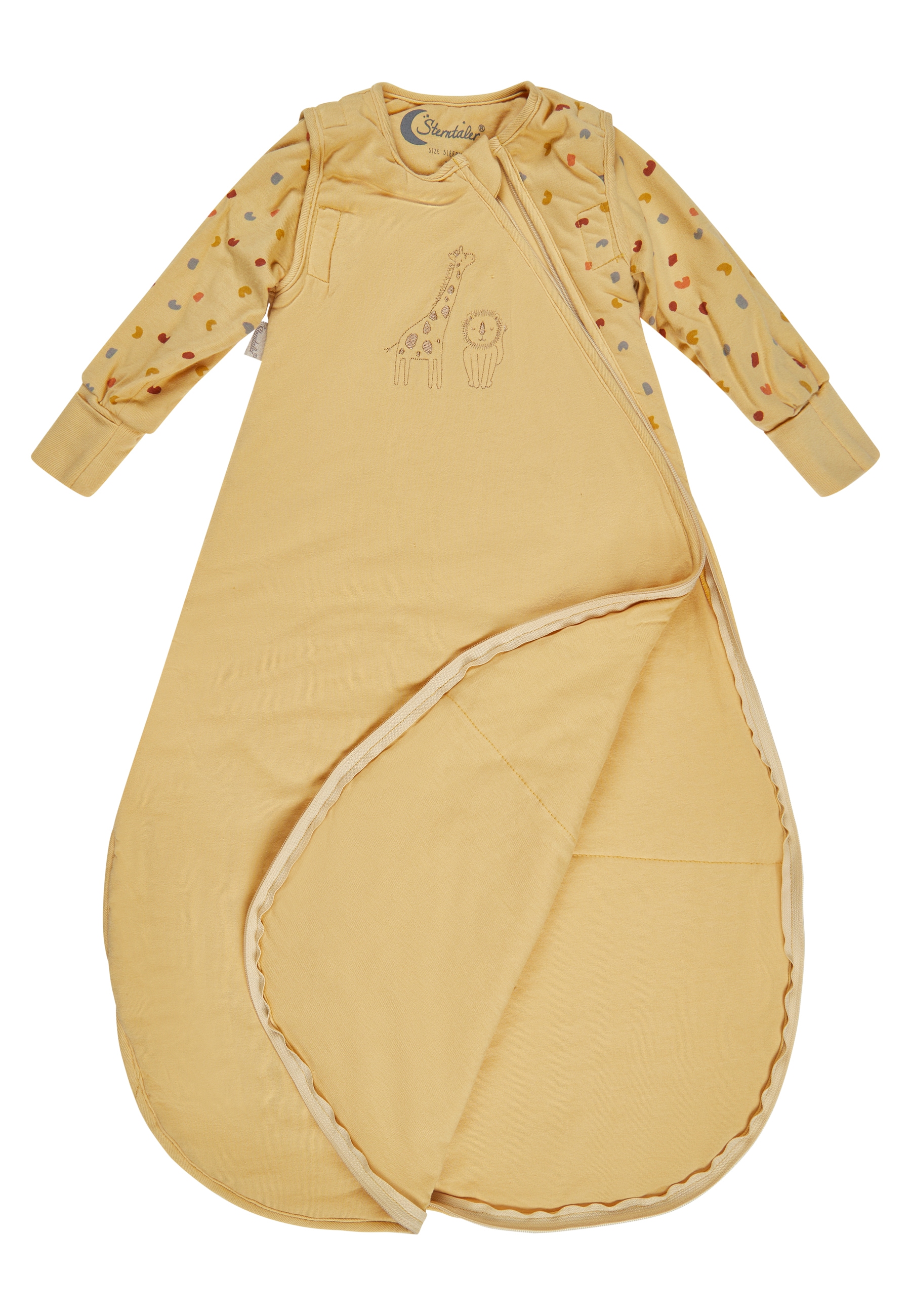 Sterntaler® Babyschlafsack »Schlafsack mit Armen 110cm Safari«