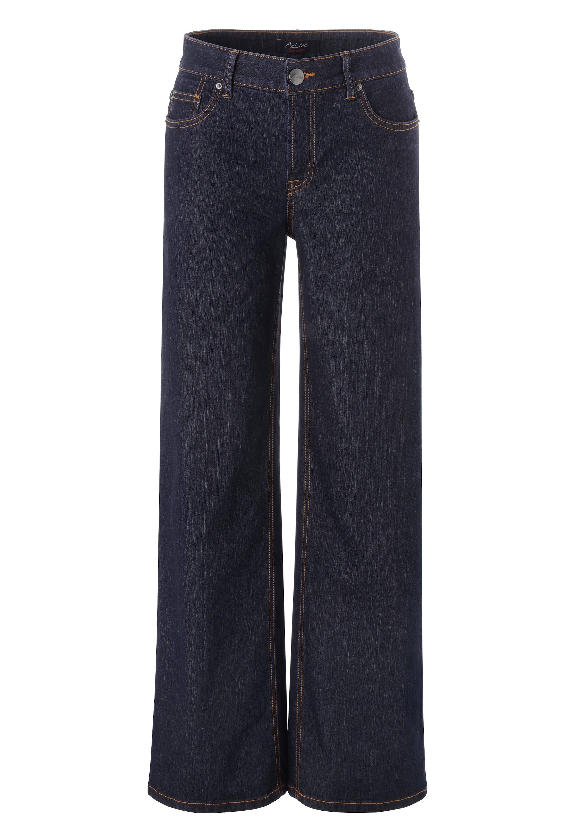 Aniston CASUAL Straight-Jeans, mit trendig weitem Bein
