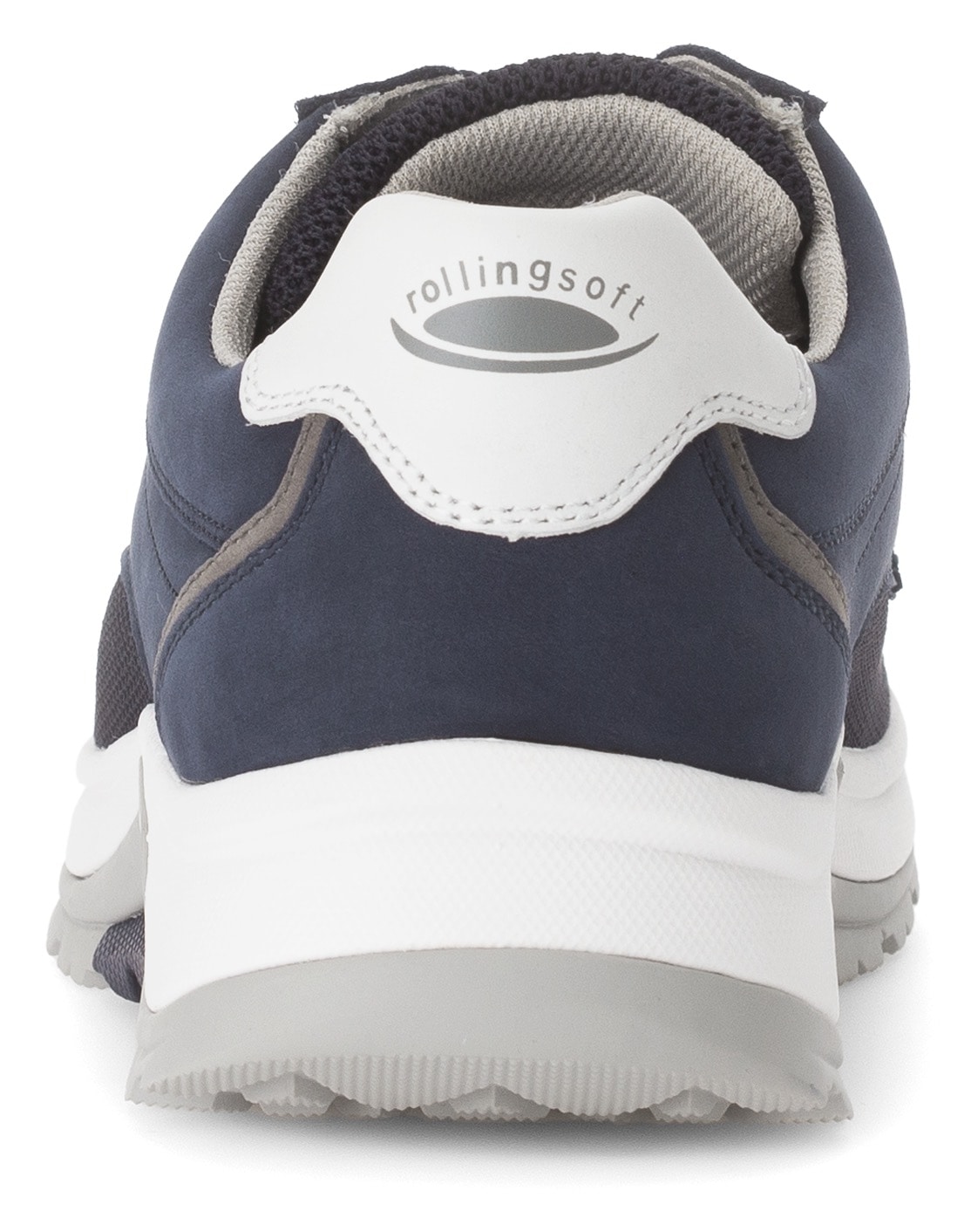Gabor Rollingsoft Keilsneaker, Freizeitschuh, Halbschuh, Schnürschuh mit Ziernähten, G-Weite