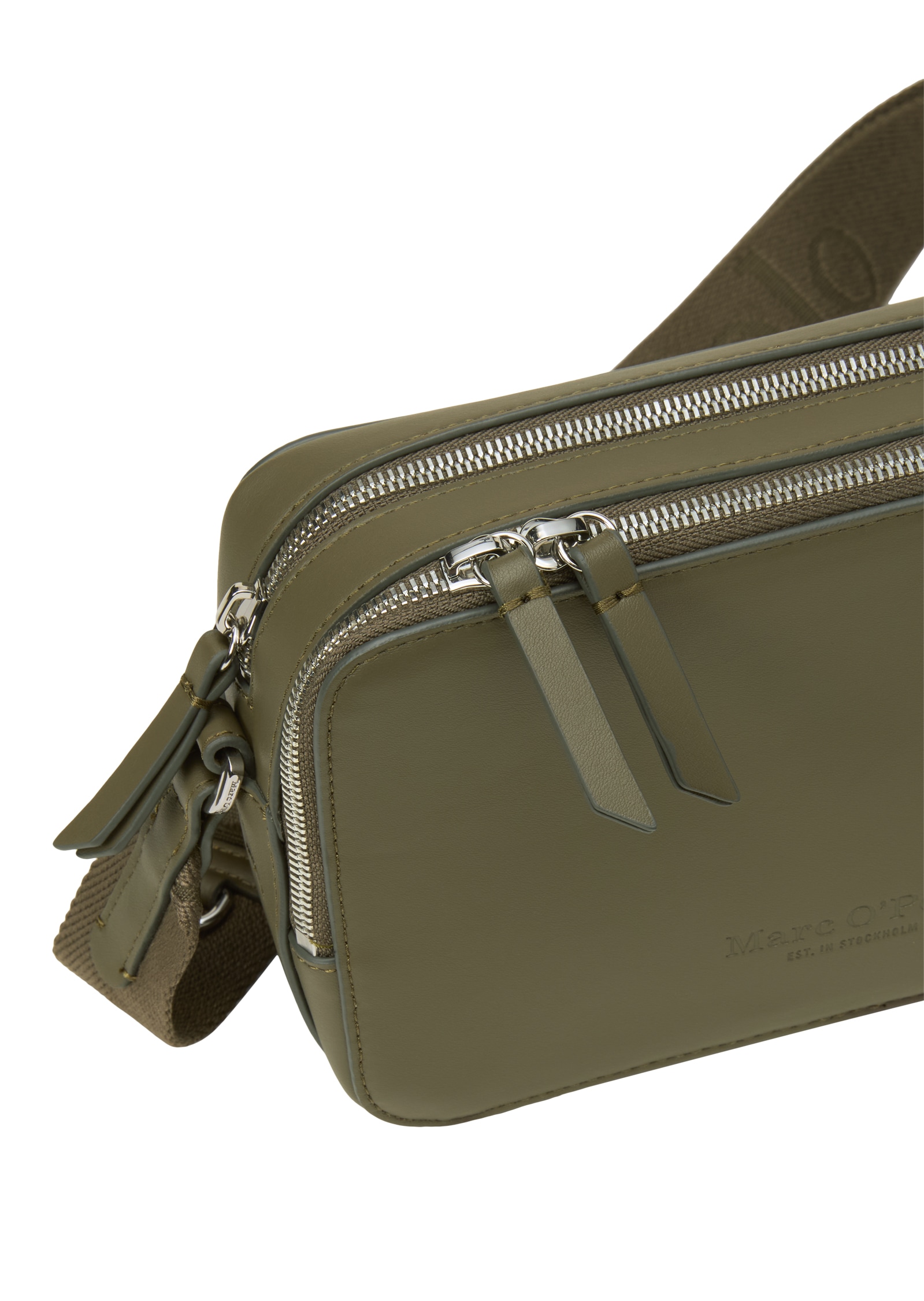 Marc O'Polo Accessories Umhängetasche »VALA« Bodybag, Schultertasche mit breitem Logo-Gurtband