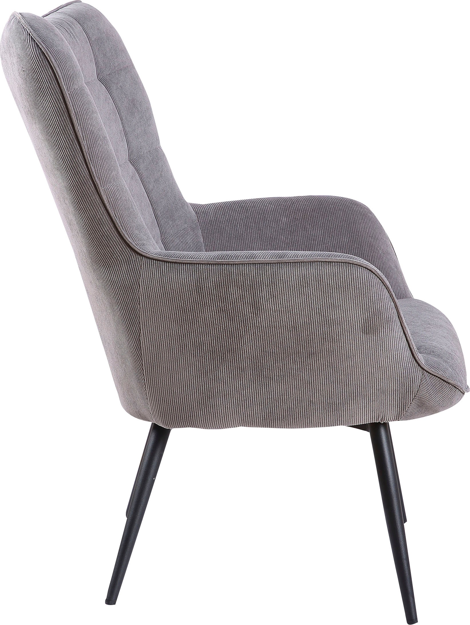 byLIVING Sessel »Uta«, (1 St.), in Cord, Samt oder Webstoff