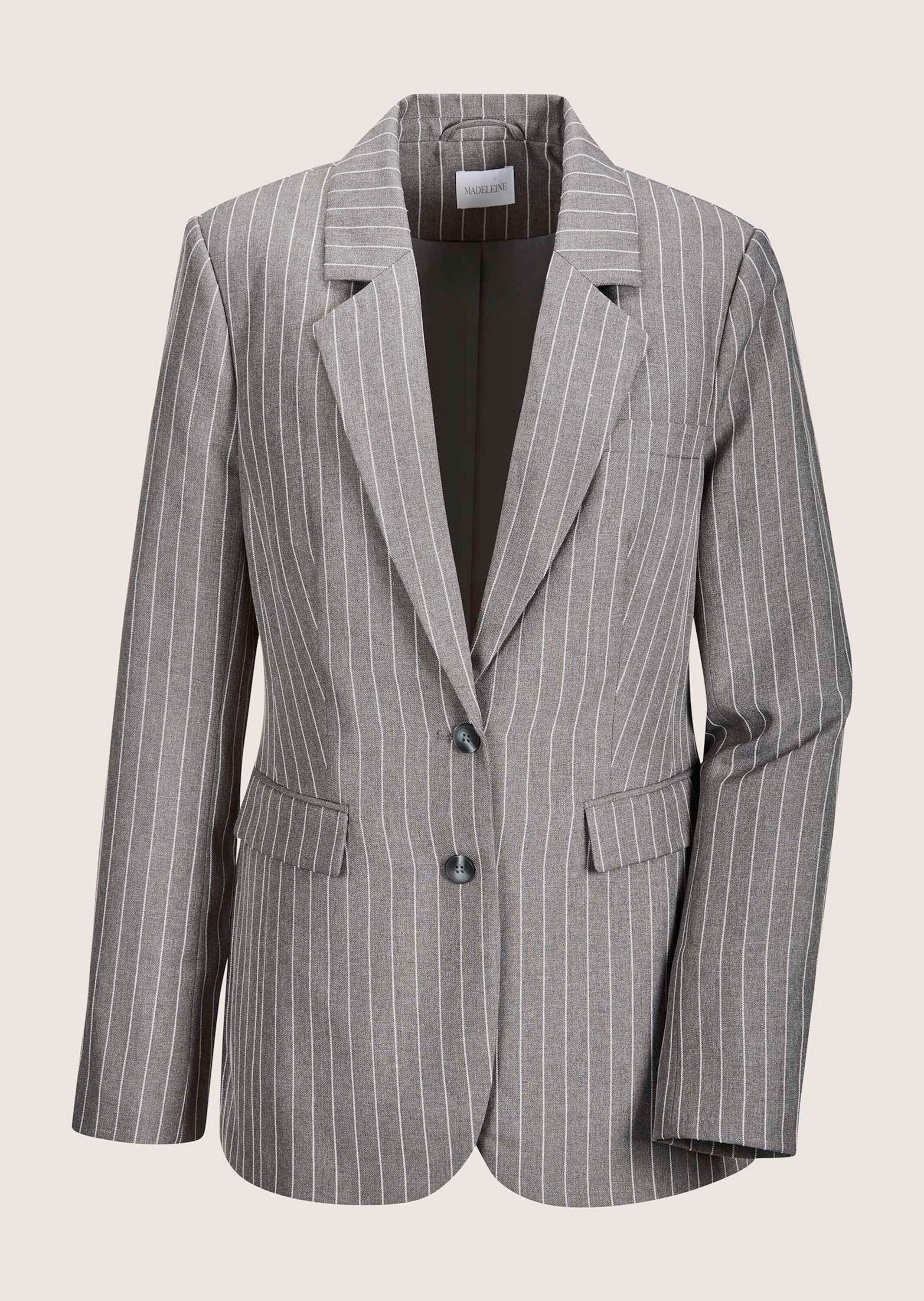 MADELEINE Jackenblazer »Blazer Longblazer mit Nadelstreifen«
