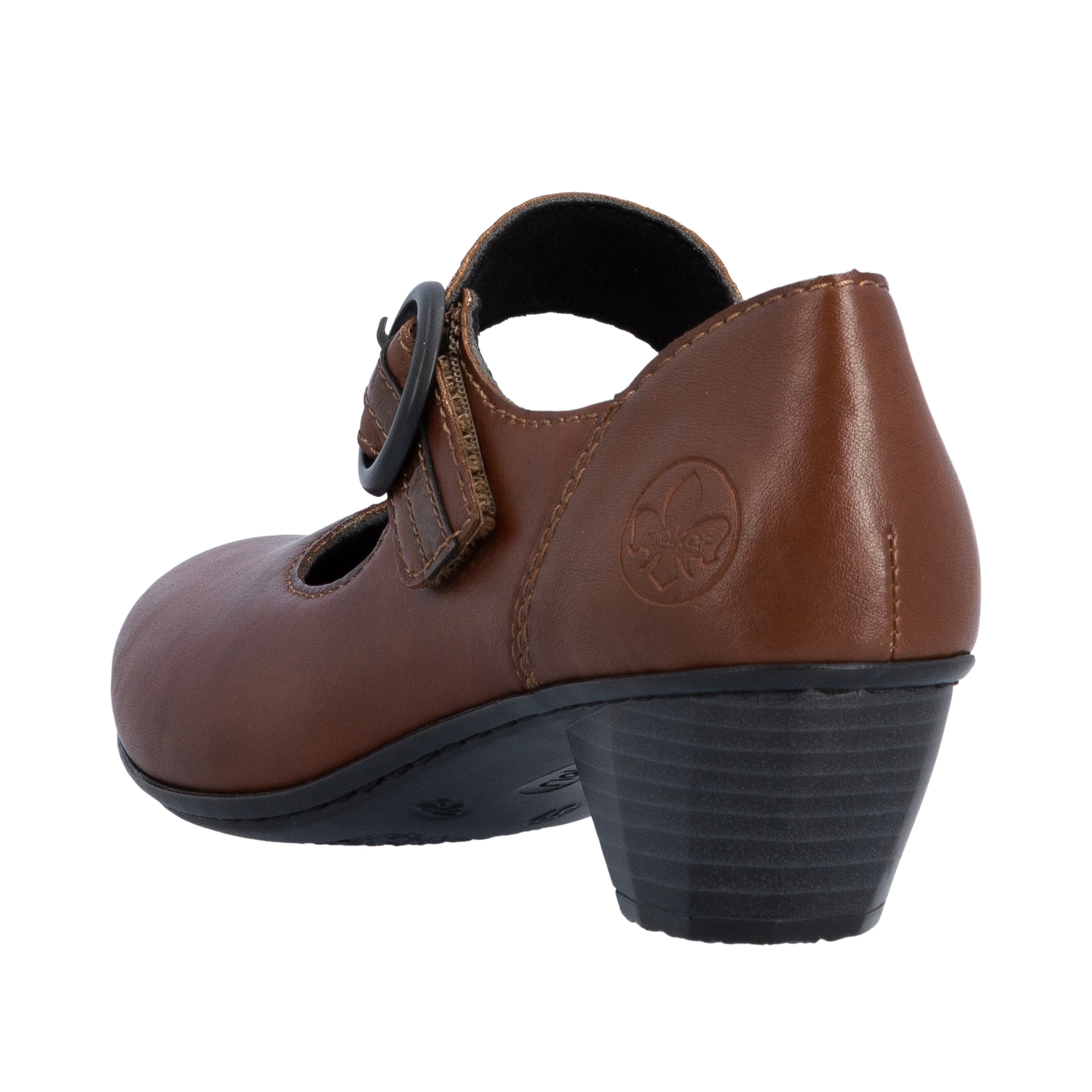 Rieker Spangenpumps  , Festtagsschuh, Pumps, Trichterabsatz, mit Klettriemchen